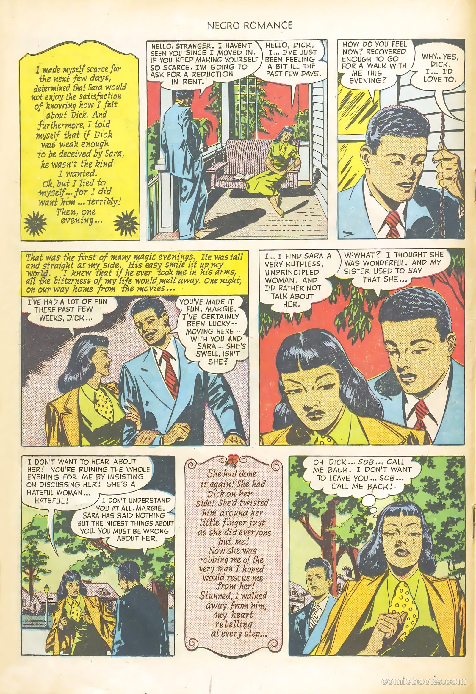 Negro Romance #3 (1950) — page 18 of 36