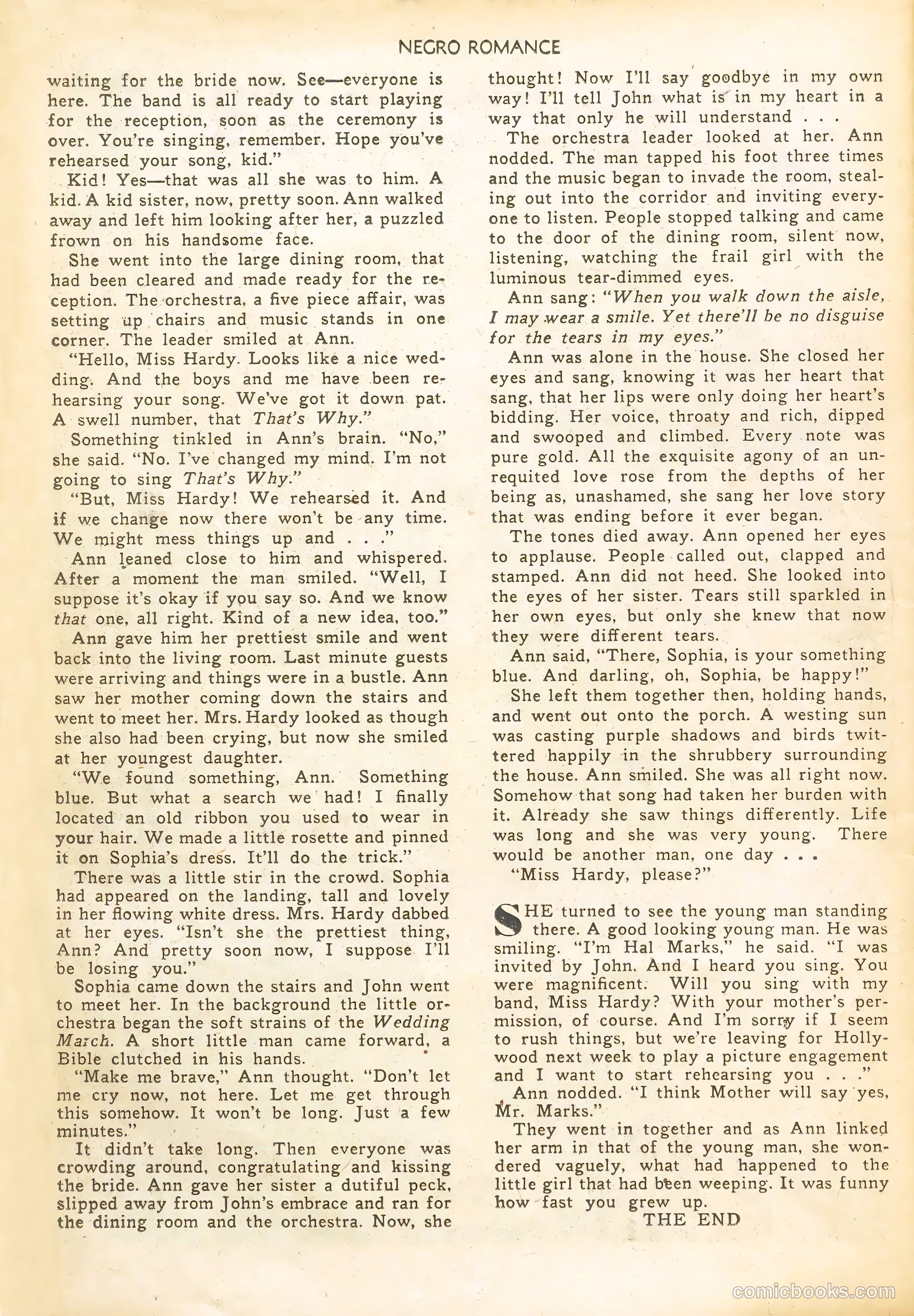 Negro Romance #3 (1950) — page 26 of 36