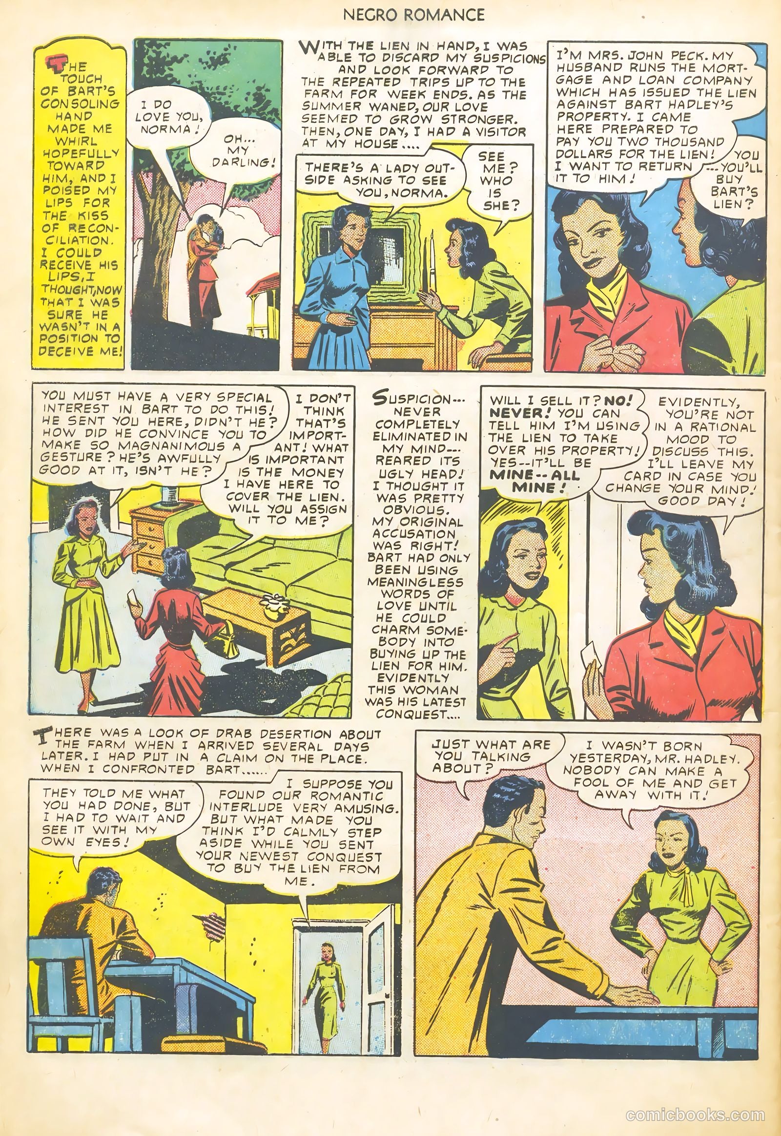 Negro Romance #3 (1950) — page 32 of 36