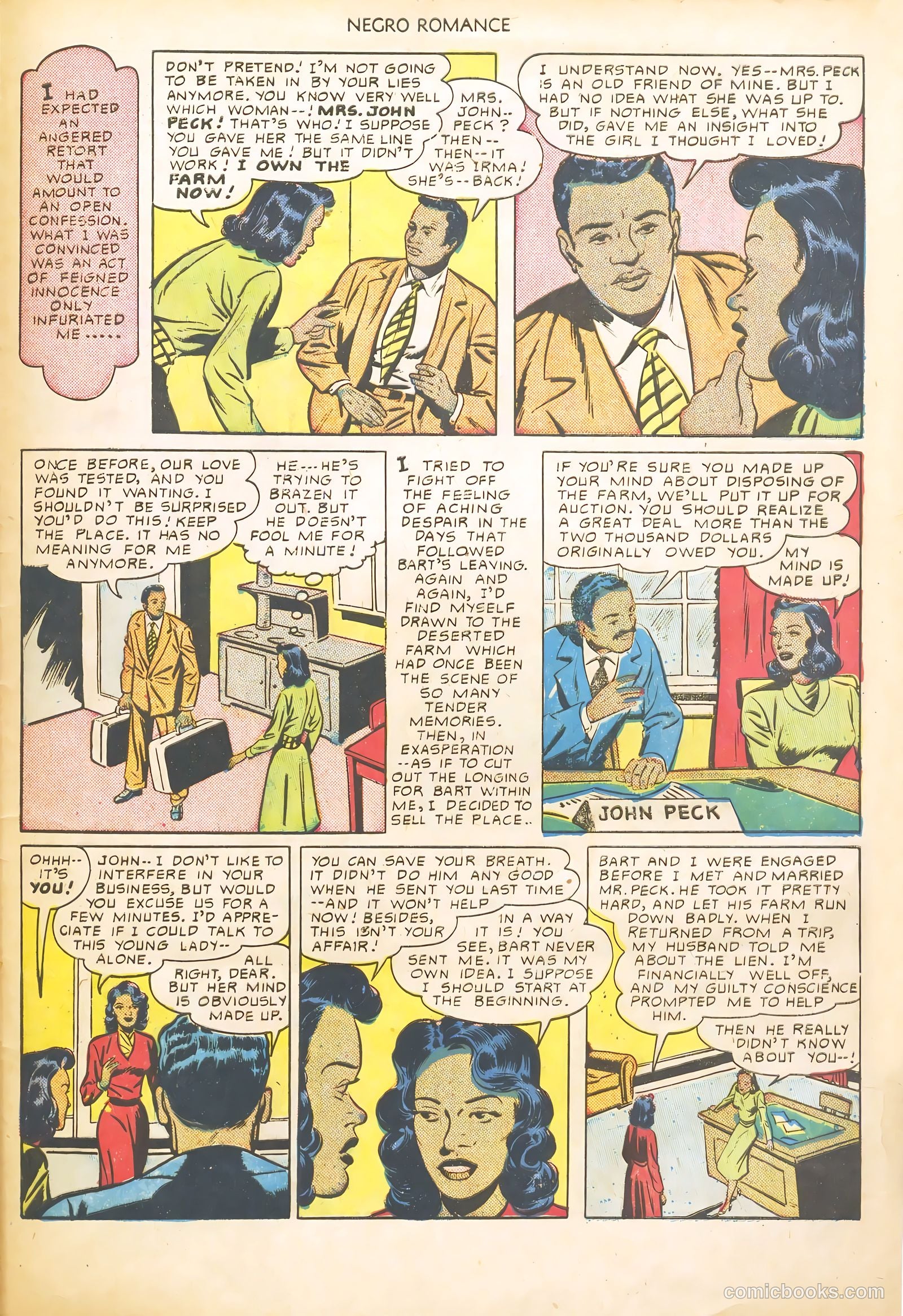Negro Romance #3 (1950) — page 33 of 36