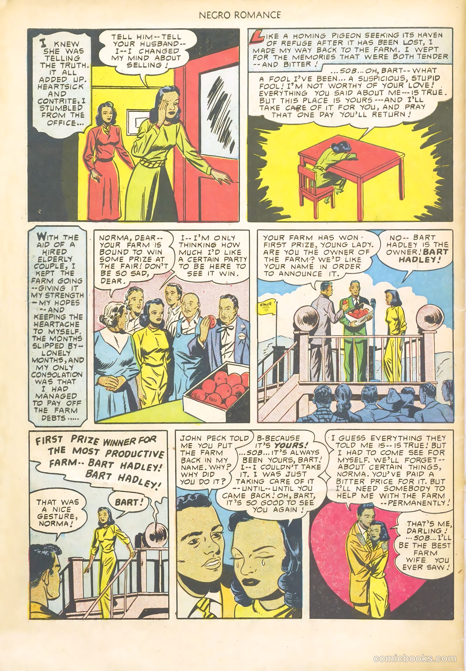 Negro Romance #3 (1950) — page 34 of 36