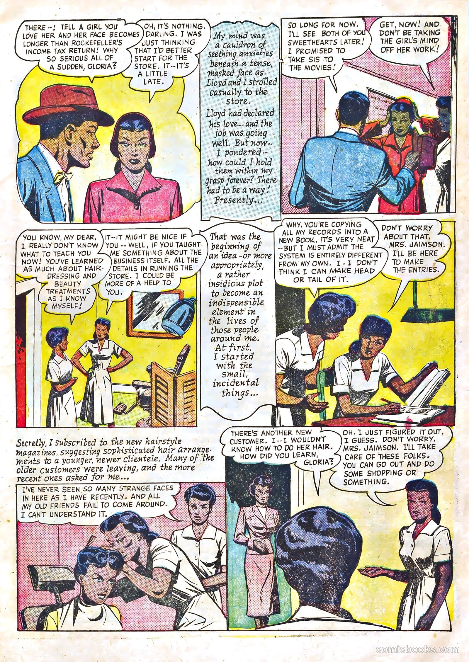 Negro Romance #4 (1955) — page 7 of 37