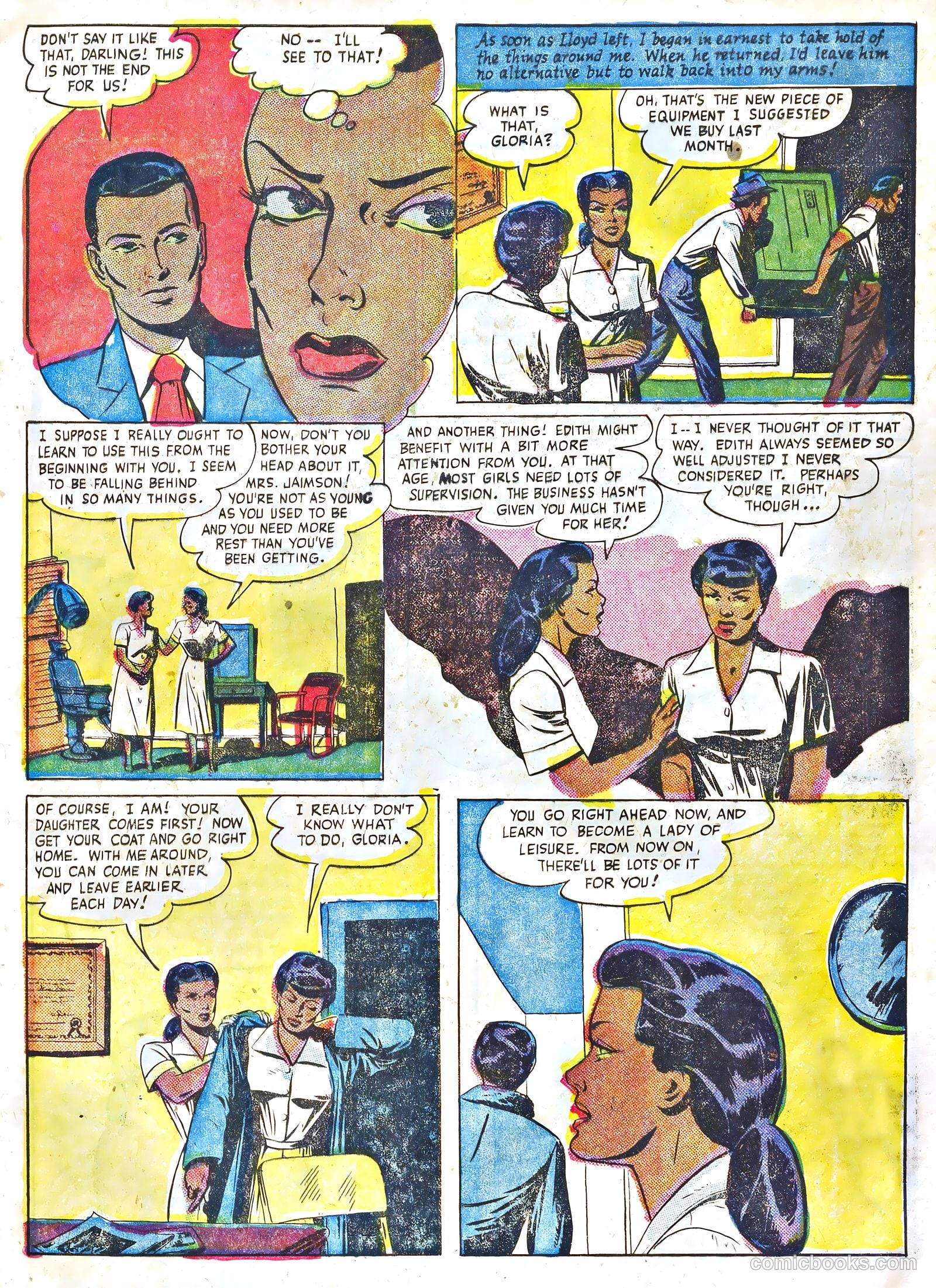 Negro Romance #4 (1955) — page 9 of 37