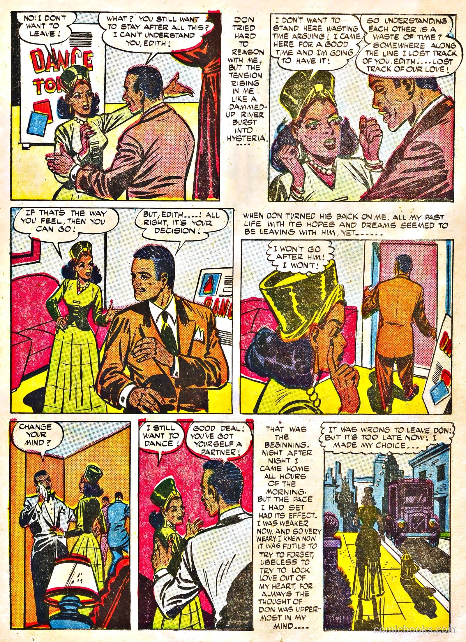 Negro Romance #4 (1955) — page 23 of 37