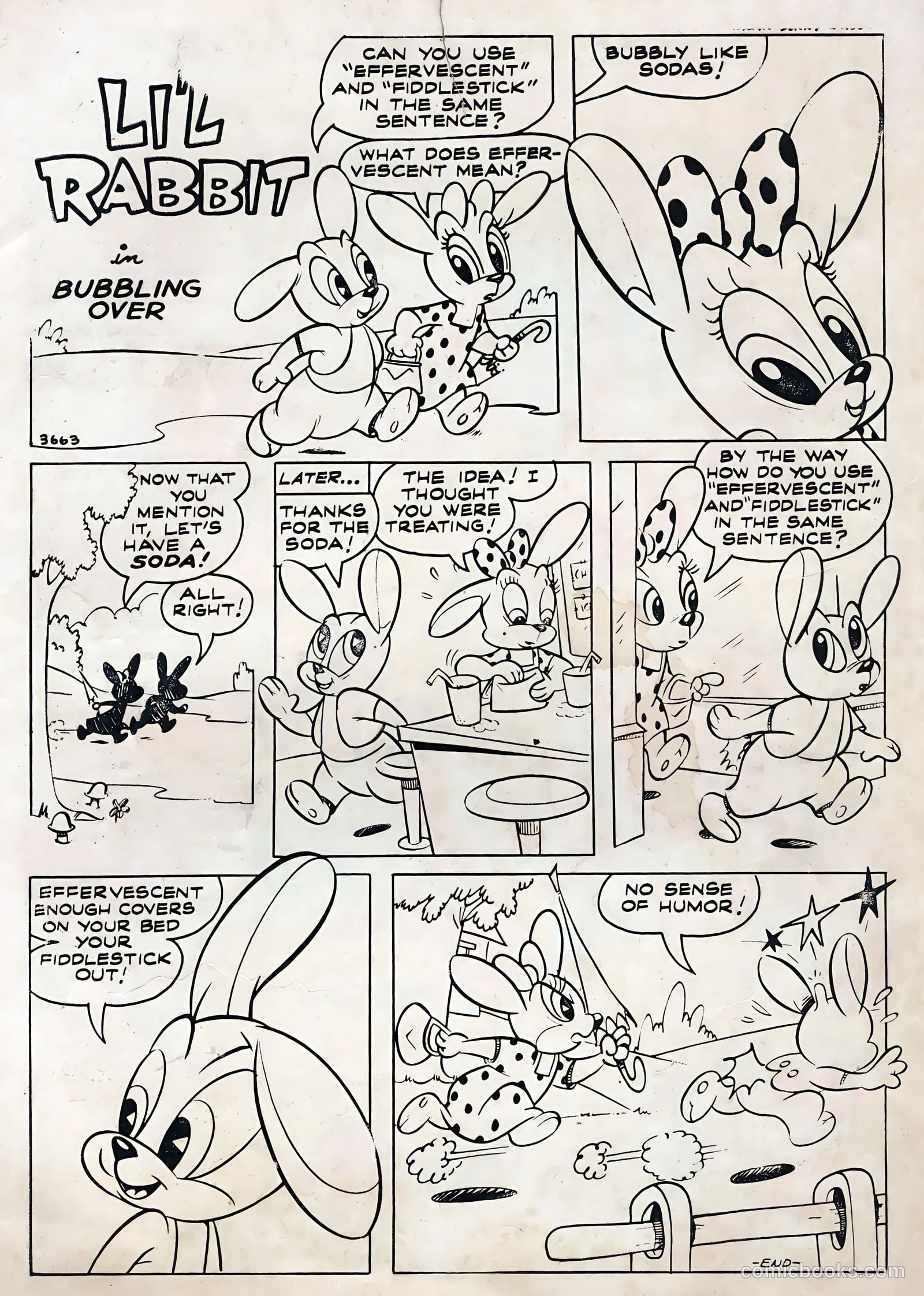 Atomic Bunny #12 (1958) — page 35 of 36