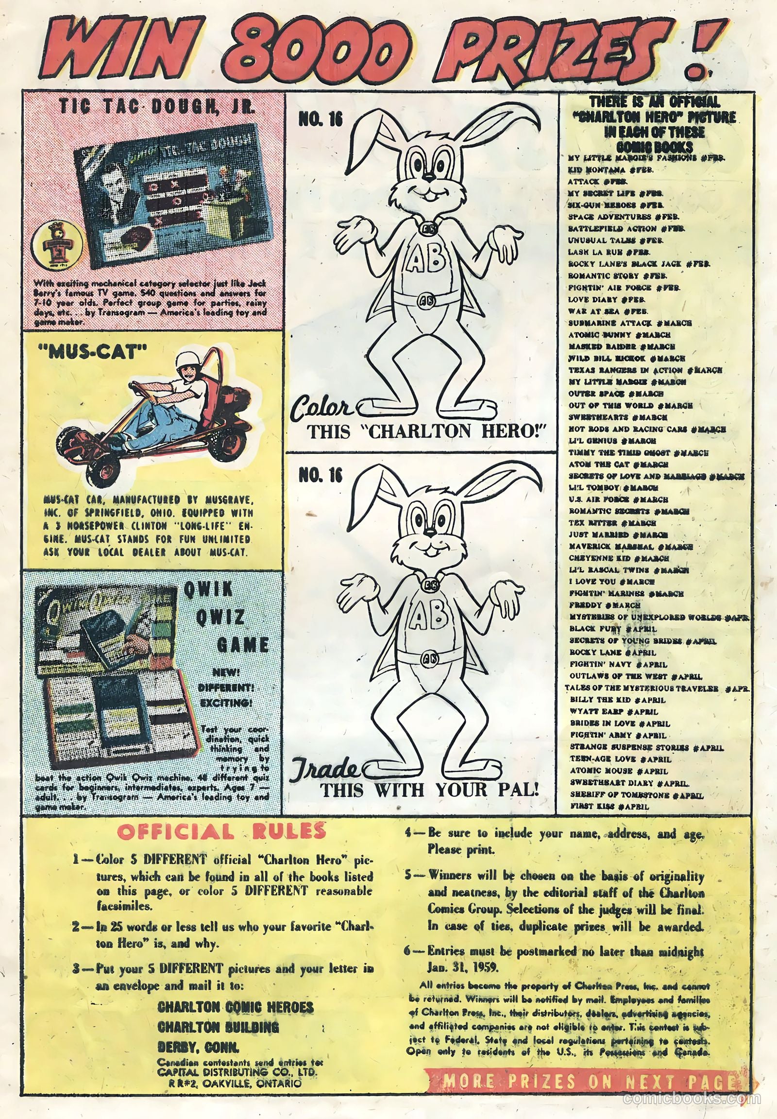 Atomic Bunny #15 (1959) — page 9 of 35