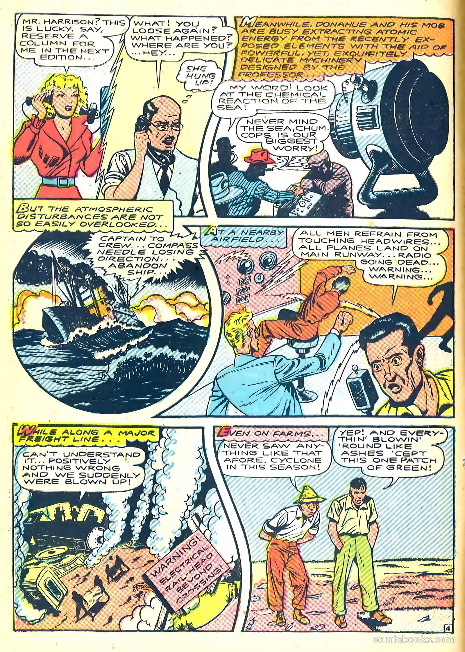 Atomic Comics #4 (1946) — page 6 of 52