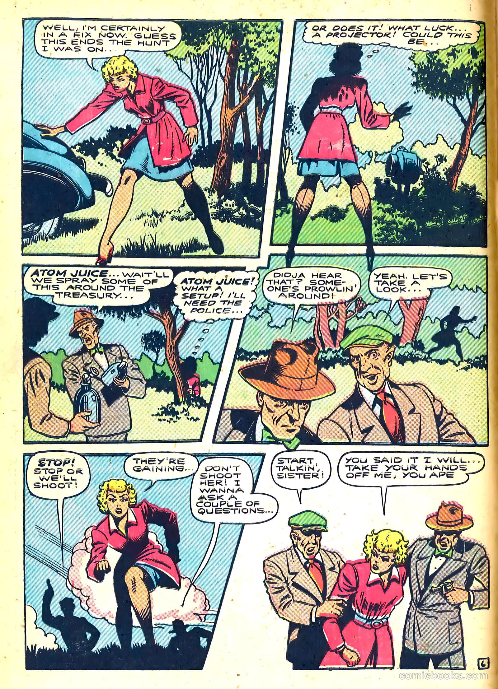 Atomic Comics #4 (1946) — page 8 of 52