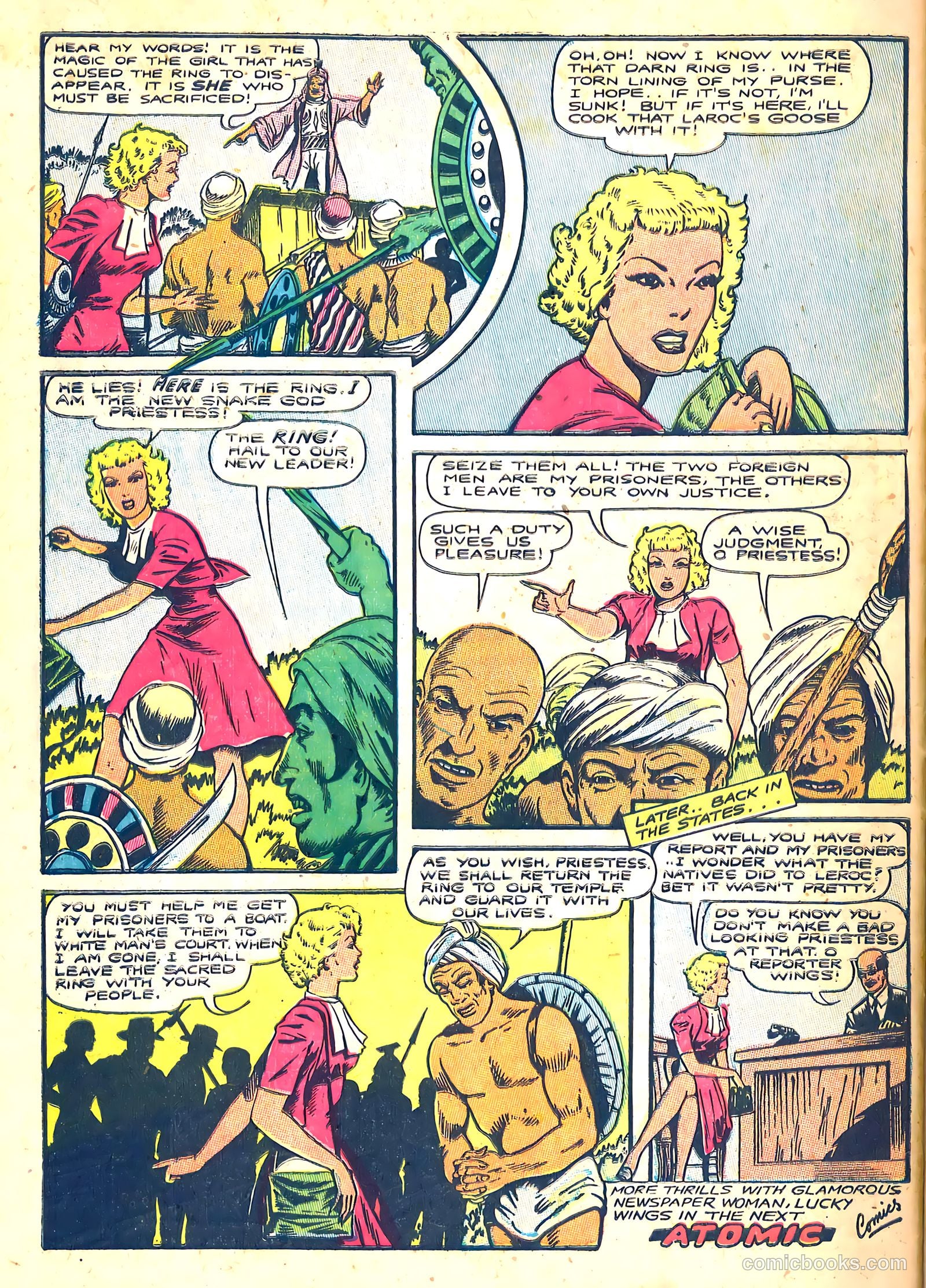 Atomic Comics #4 (1946) — page 50 of 52