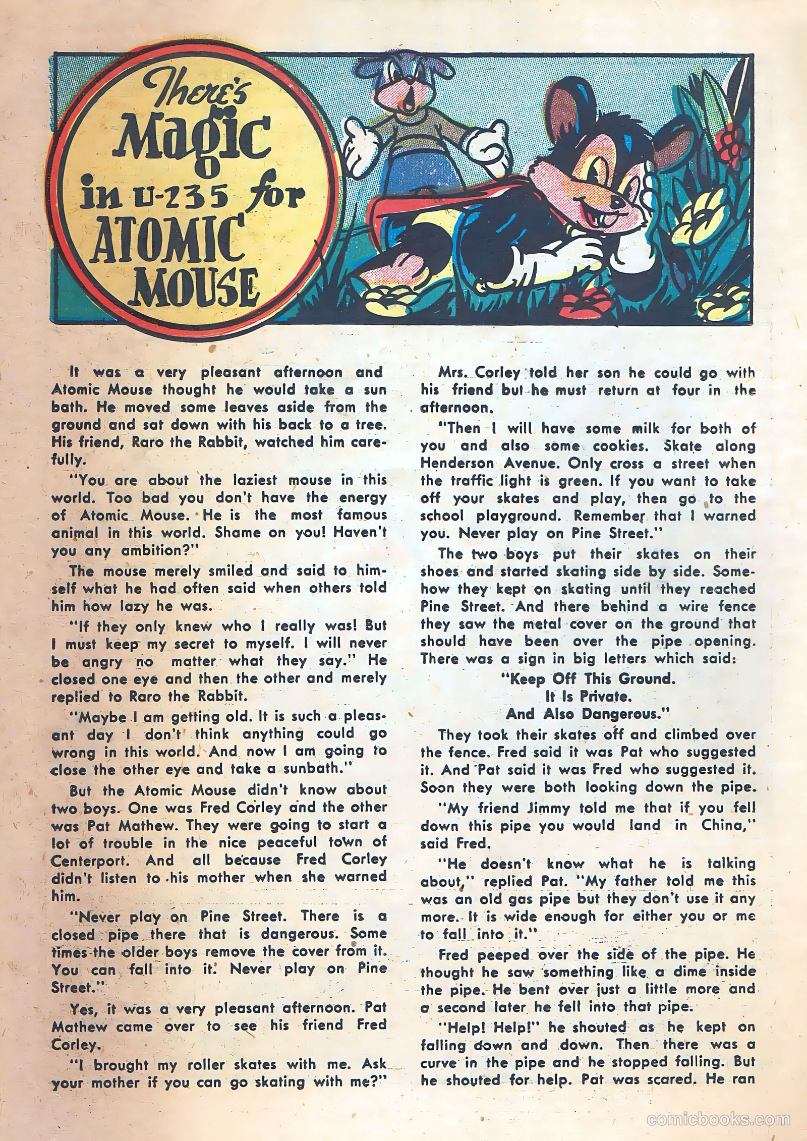 Atomic Mouse #1 (1953) — page 18 of 36