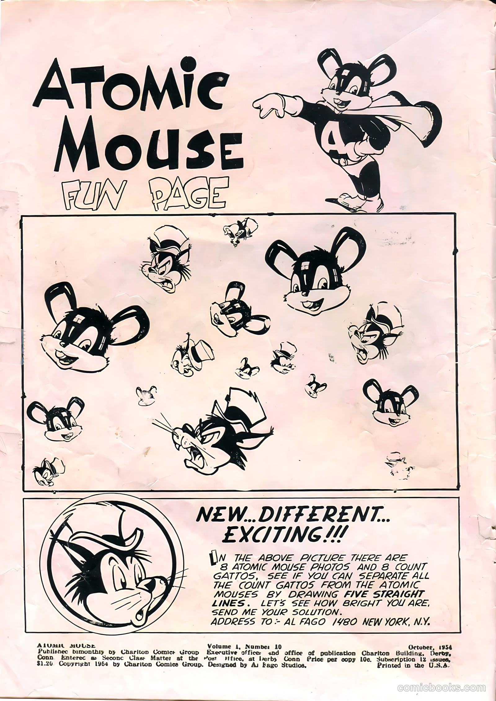 Atomic Mouse #10 (1954) — page 2 of 36