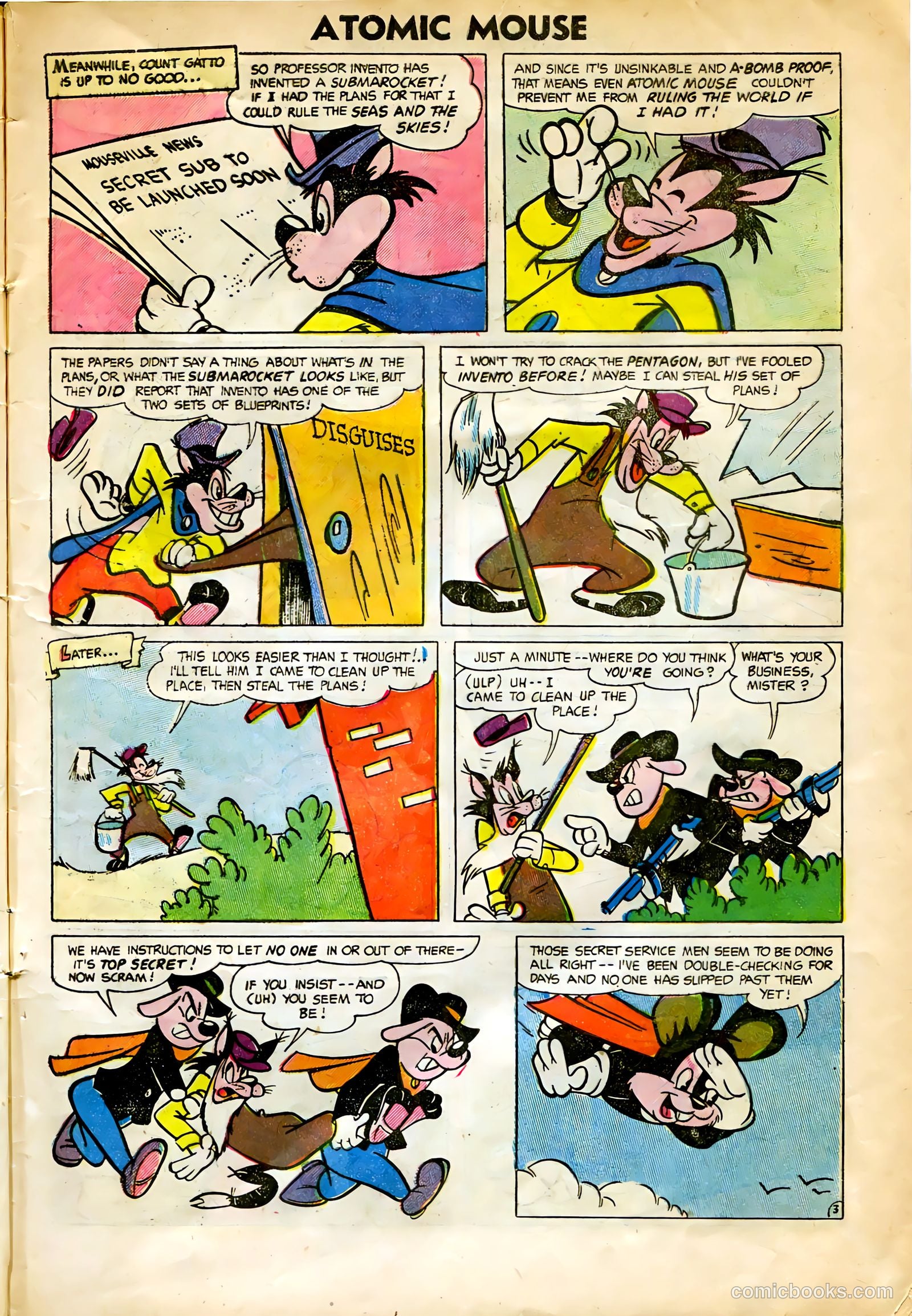 Atomic Mouse #10 (1954) — page 5 of 36