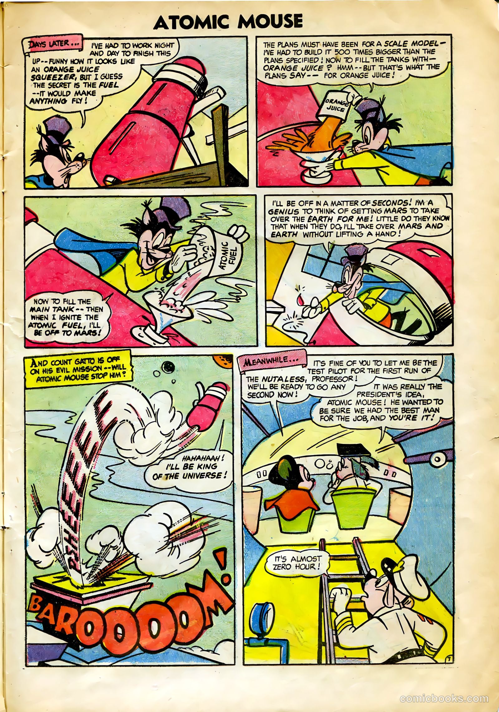 Atomic Mouse #10 (1954) — page 9 of 36