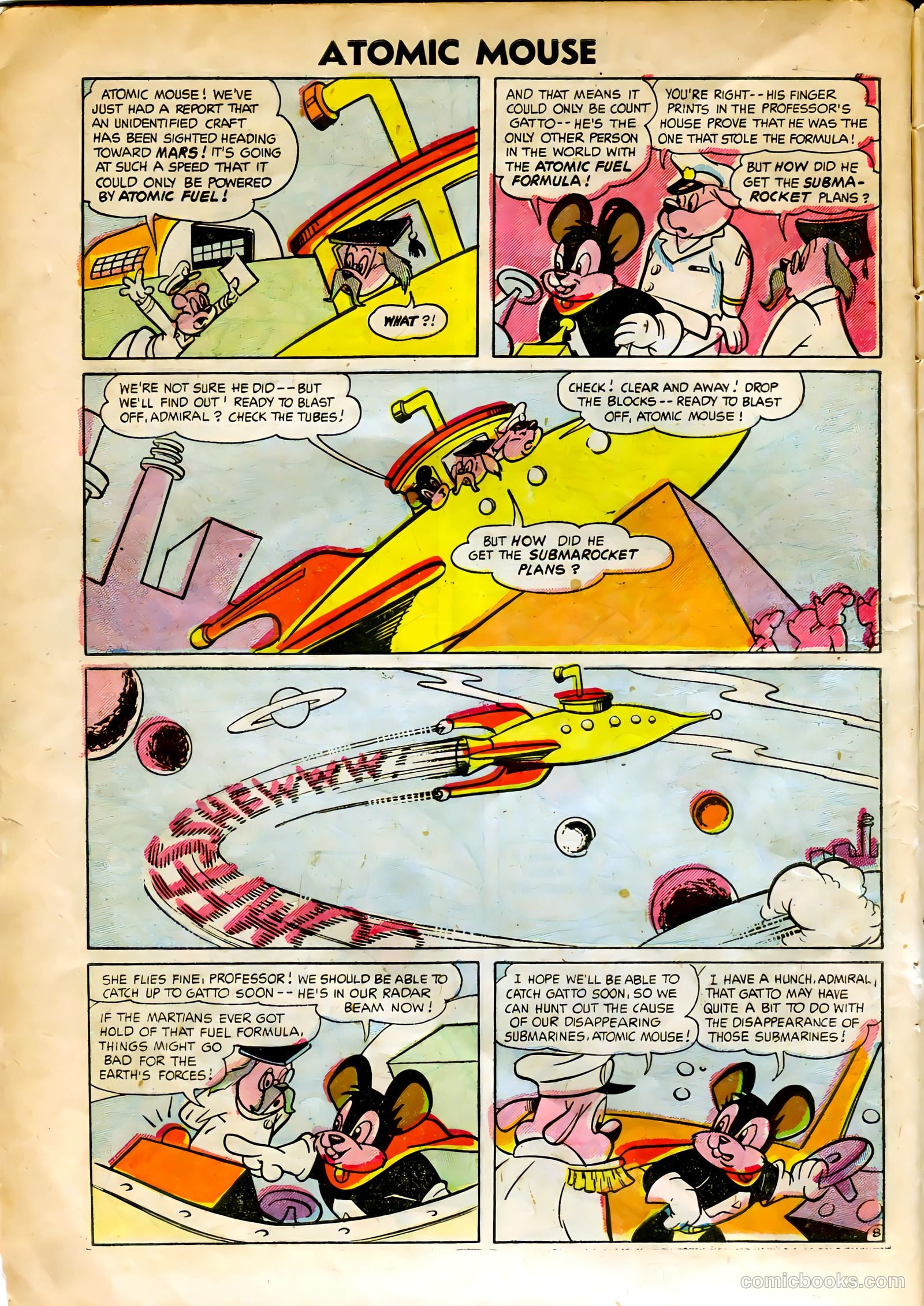Atomic Mouse #10 (1954) — page 10 of 36