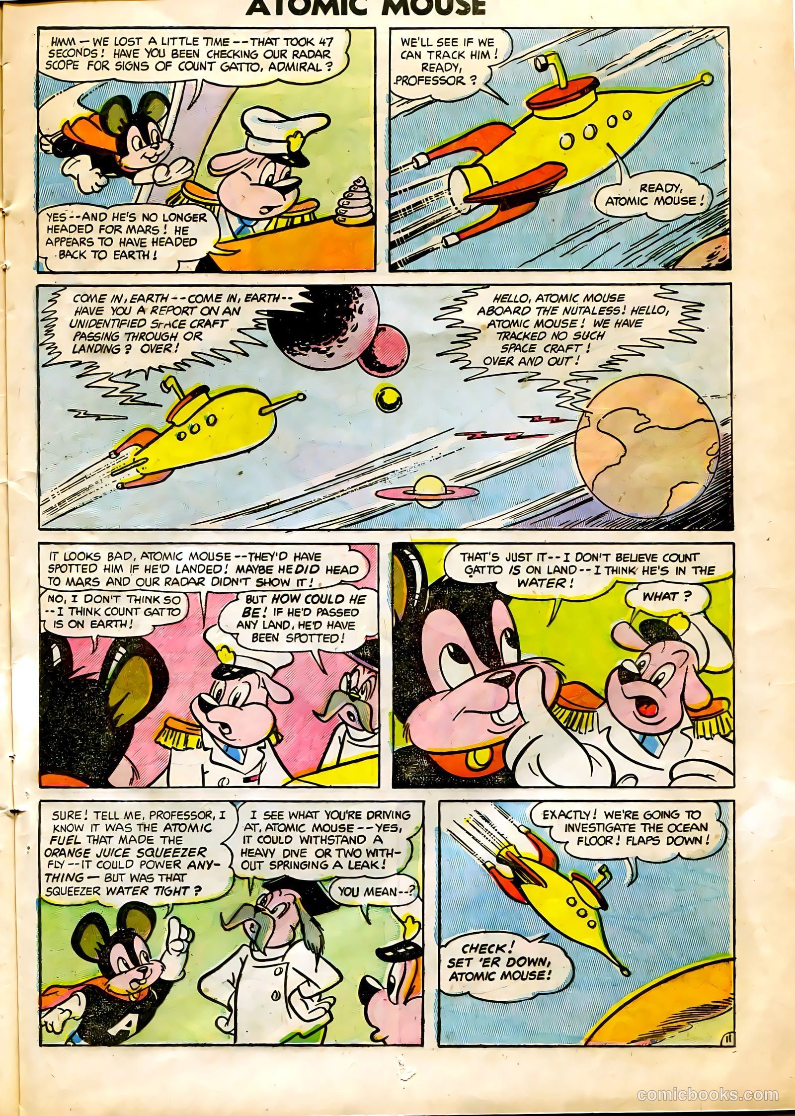 Atomic Mouse #10 (1954) — page 13 of 36