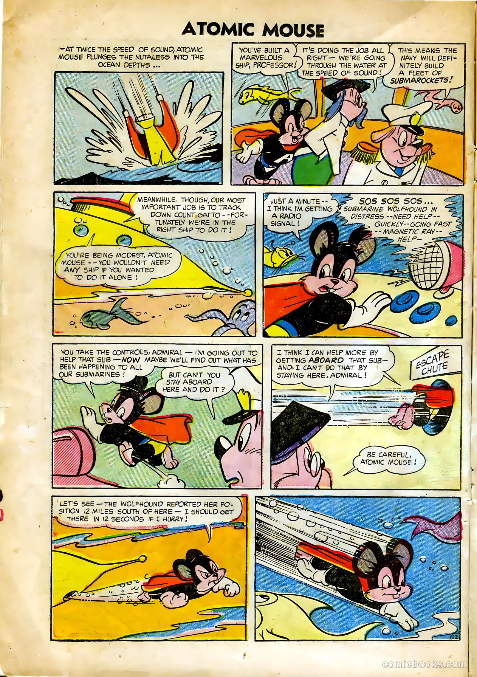 Atomic Mouse #10 (1954) — page 14 of 36