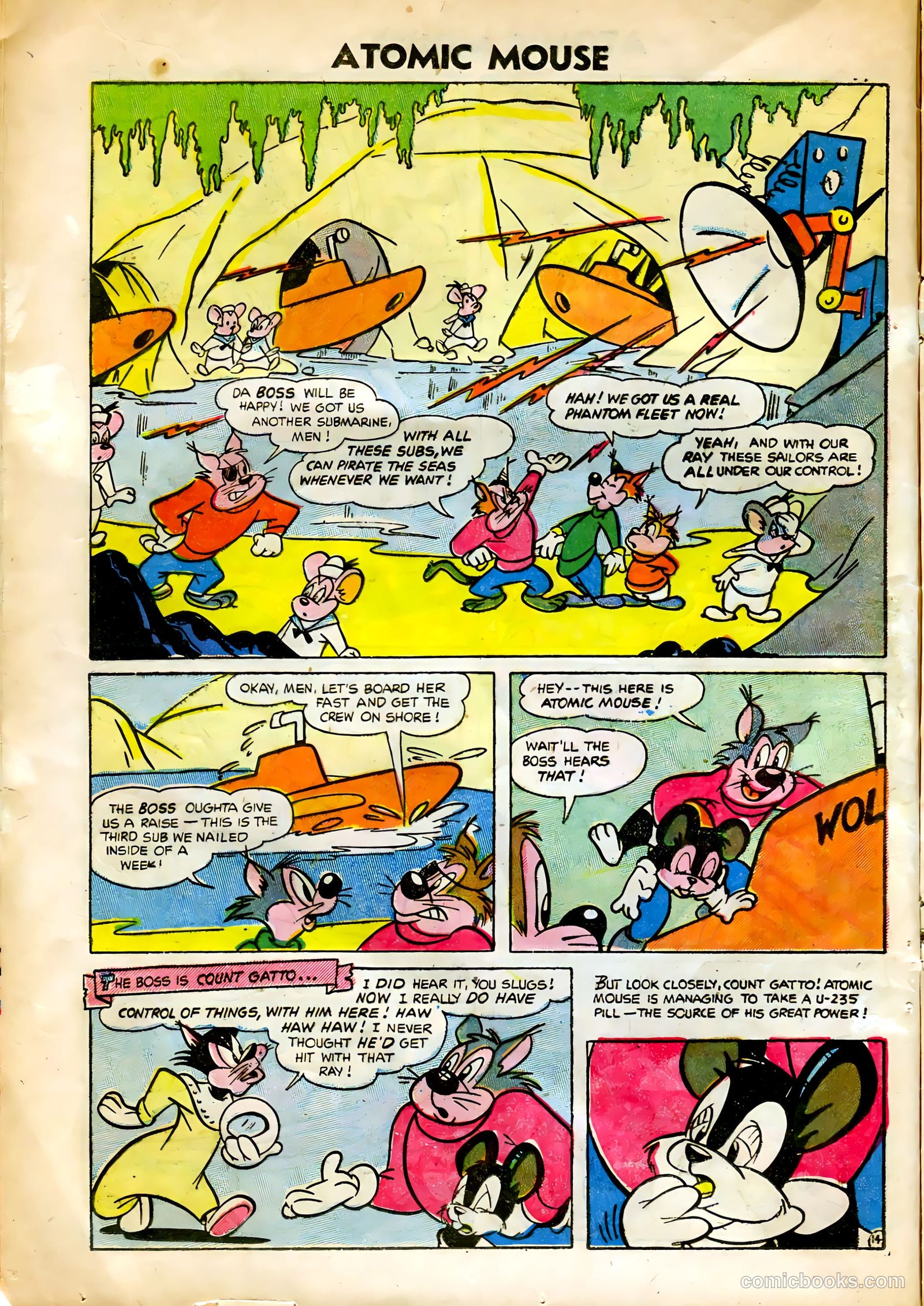 Atomic Mouse #10 (1954) — page 16 of 36