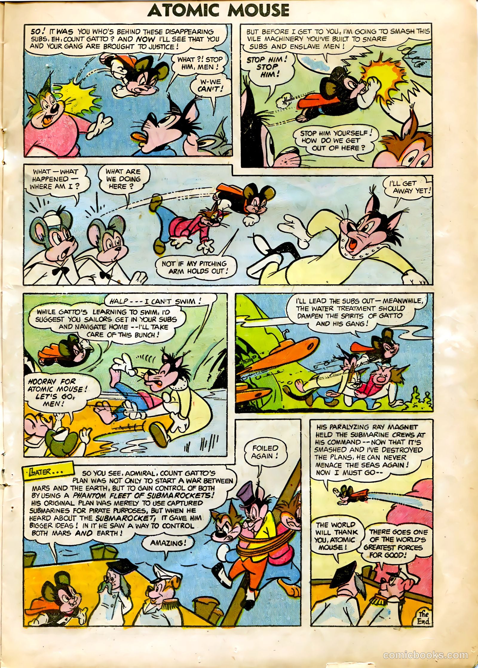 Atomic Mouse #10 (1954) — page 17 of 36