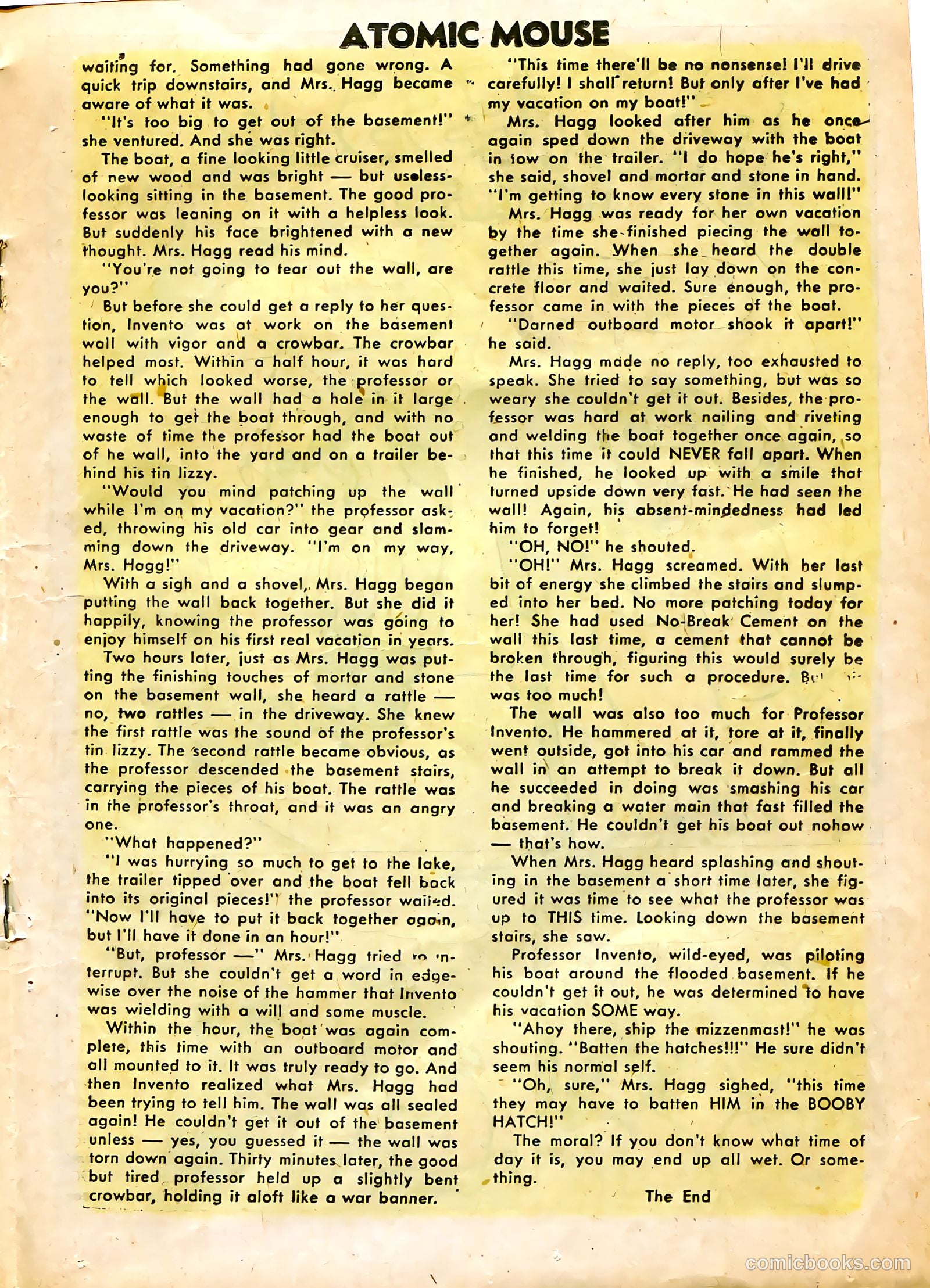 Atomic Mouse #10 (1954) — page 19 of 36