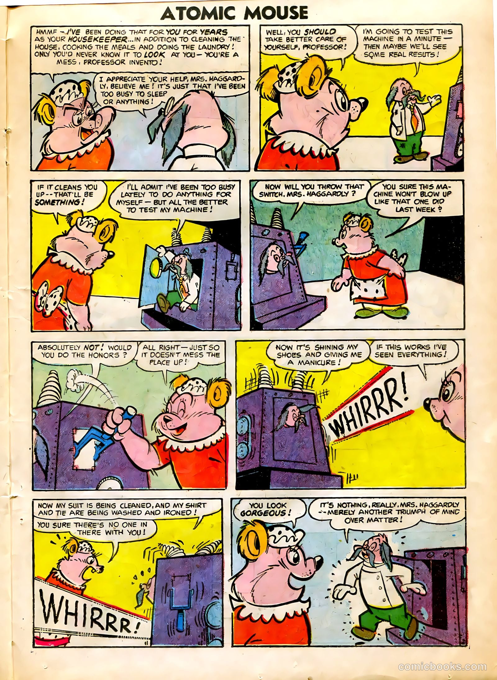 Atomic Mouse #10 (1954) — page 21 of 36