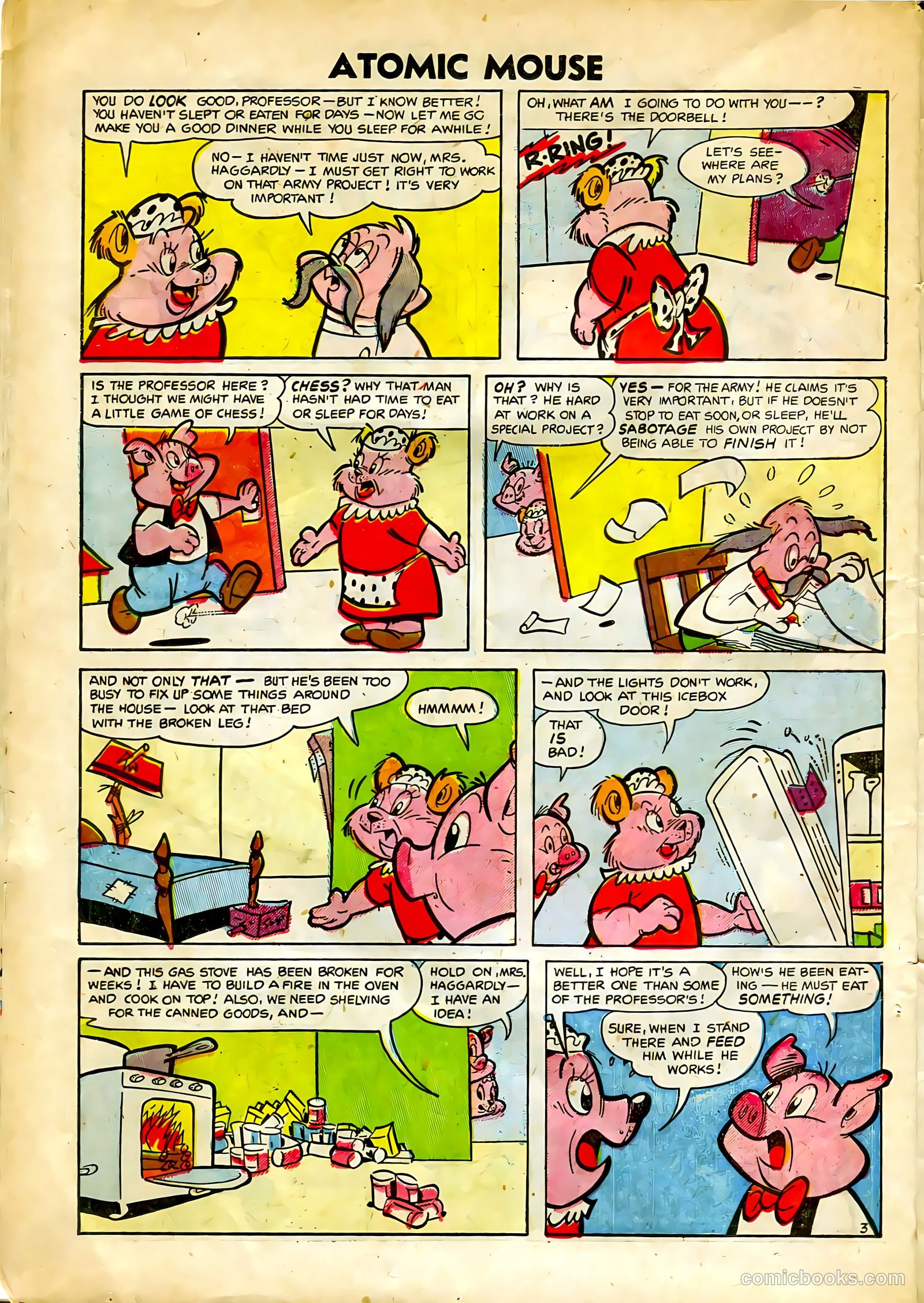 Atomic Mouse #10 (1954) — page 22 of 36