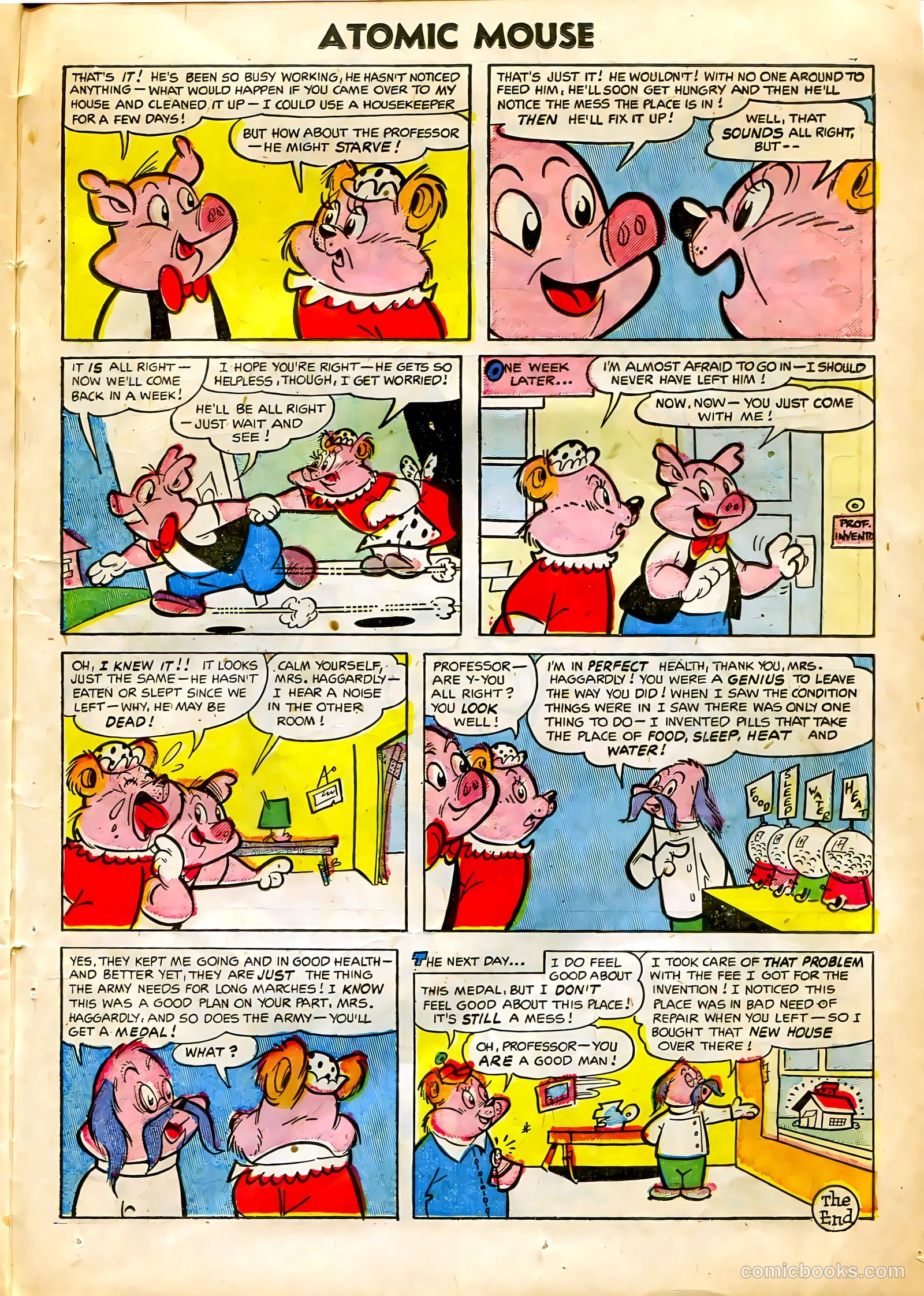 Atomic Mouse #10 (1954) — page 23 of 36