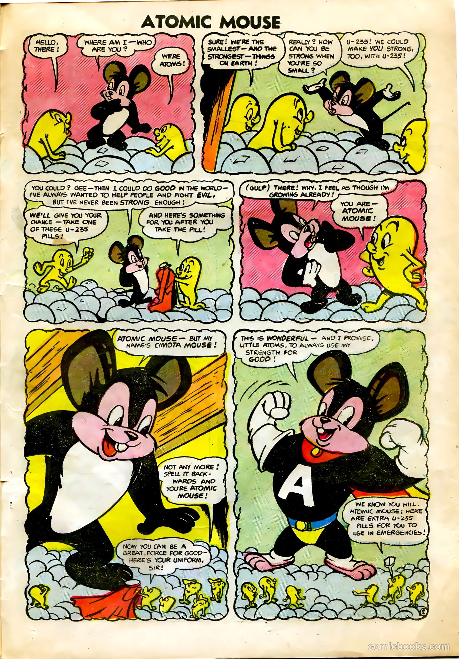 Atomic Mouse #10 (1954) — page 25 of 36