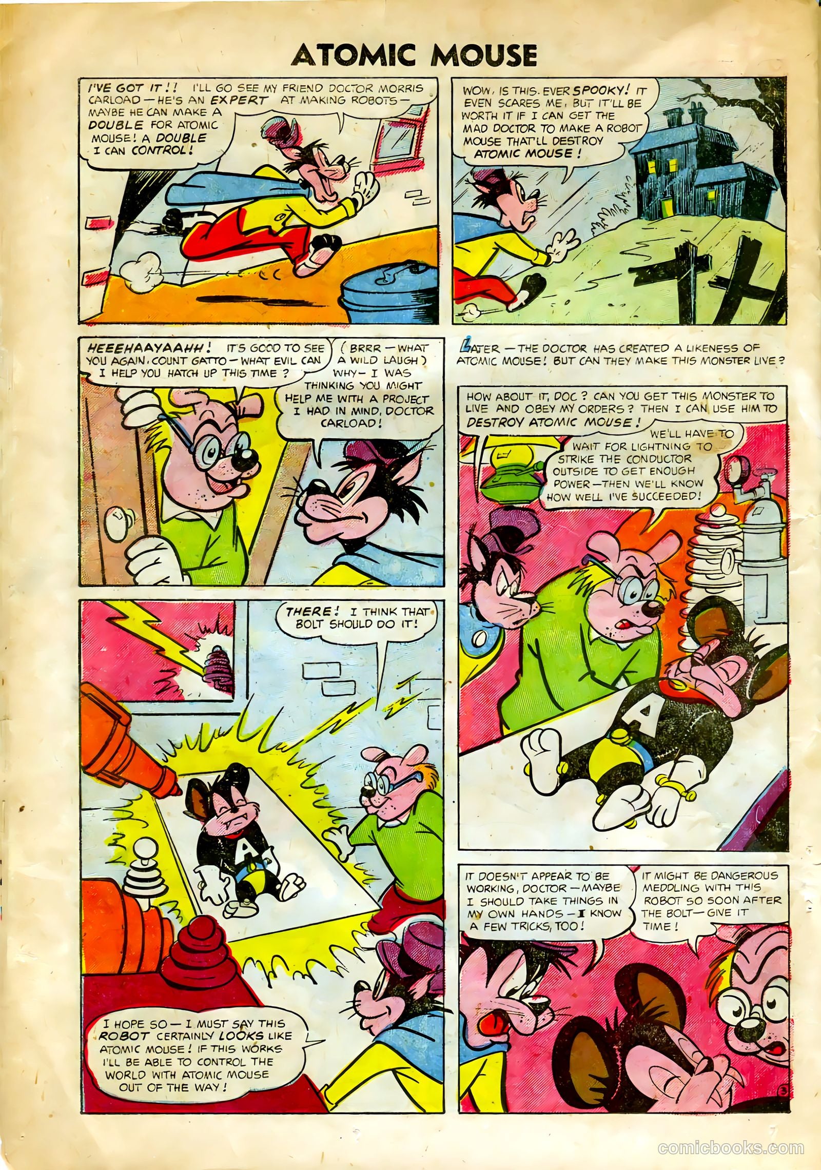 Atomic Mouse #10 (1954) — page 26 of 36