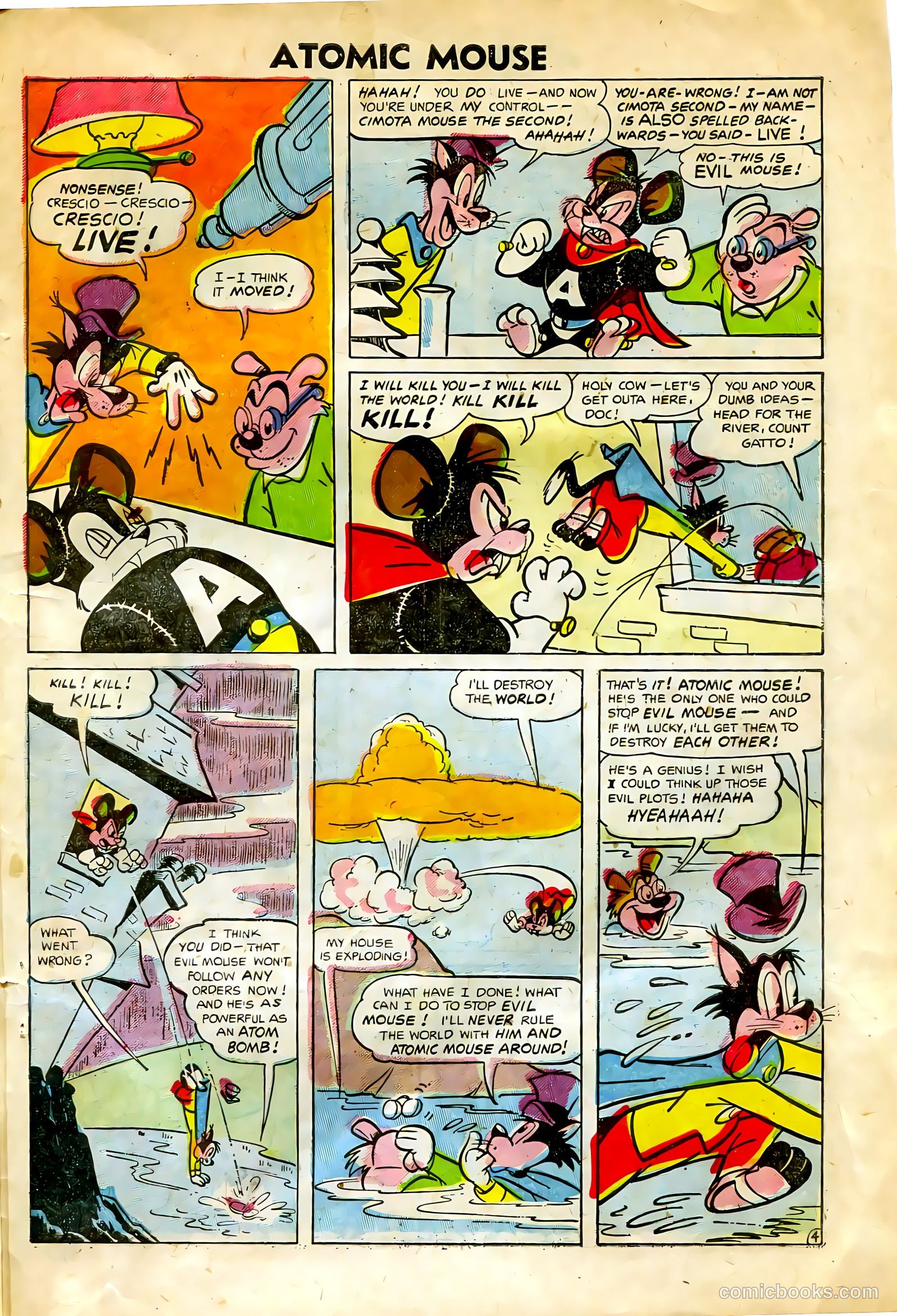 Atomic Mouse #10 (1954) — page 27 of 36
