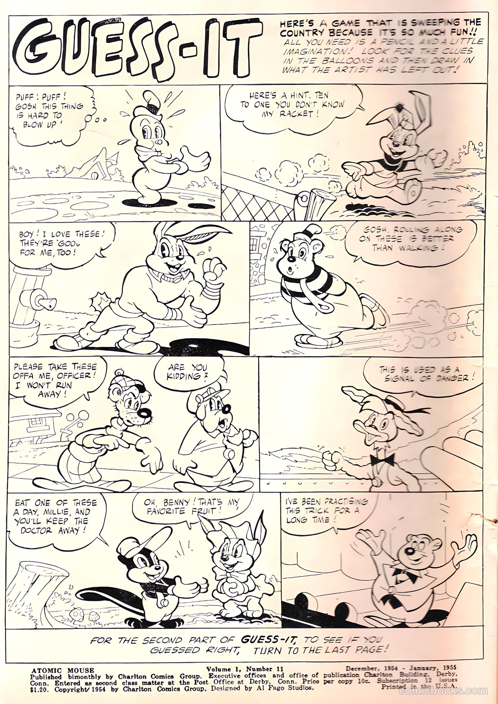 Atomic Mouse #11 (1954) — page 2 of 37