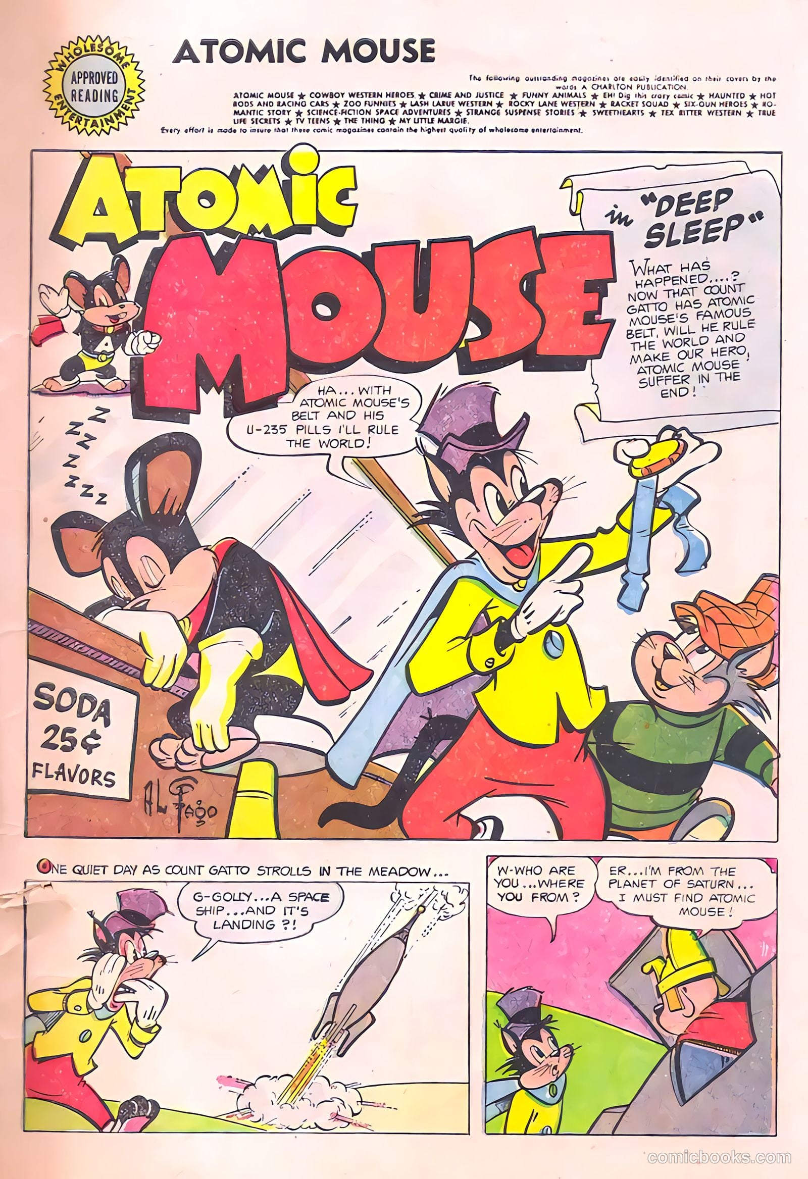 Atomic Mouse #11 (1954) — page 3 of 37