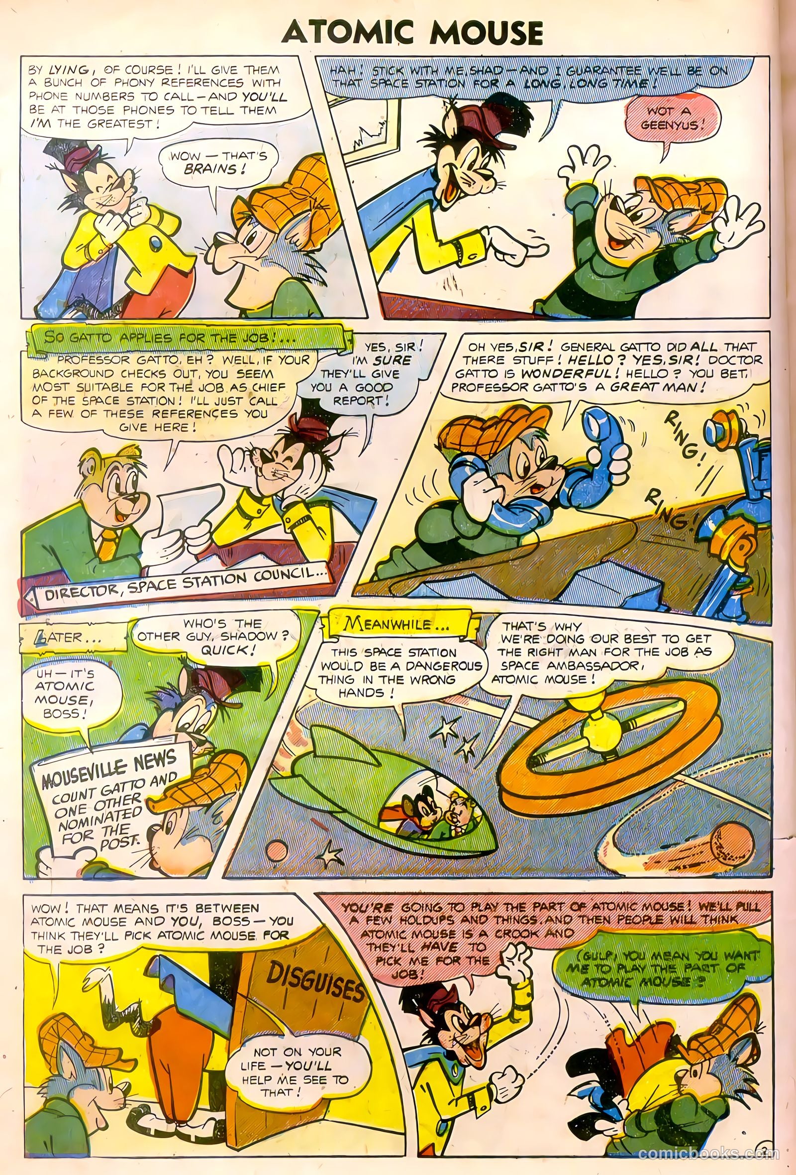 Atomic Mouse #12 (1955) — page 4 of 36