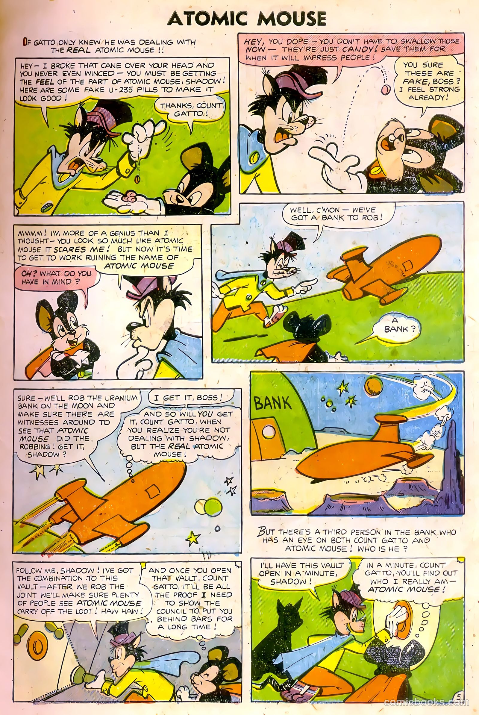 Atomic Mouse #12 (1955) — page 7 of 36
