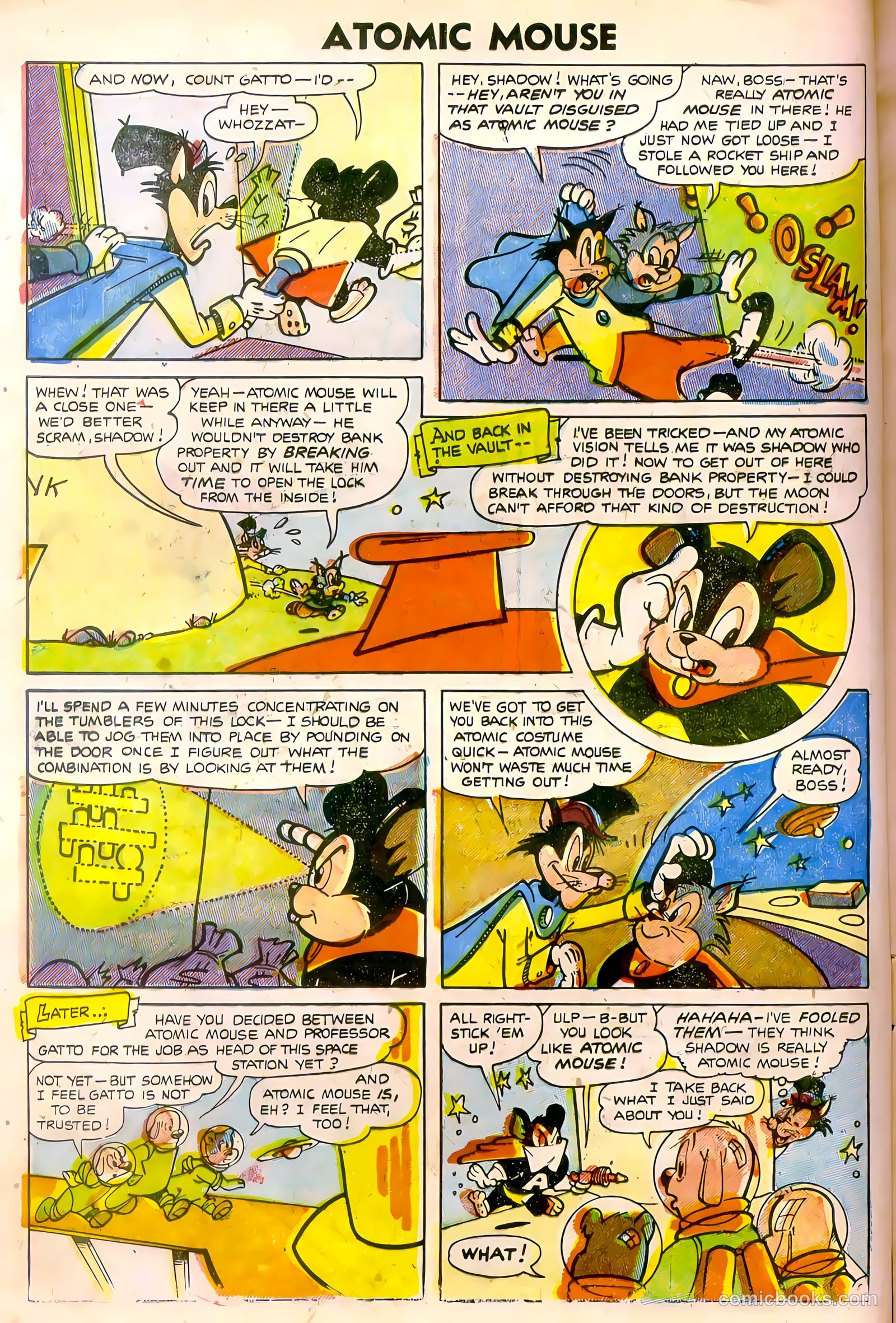 Atomic Mouse #12 (1955) — page 8 of 36