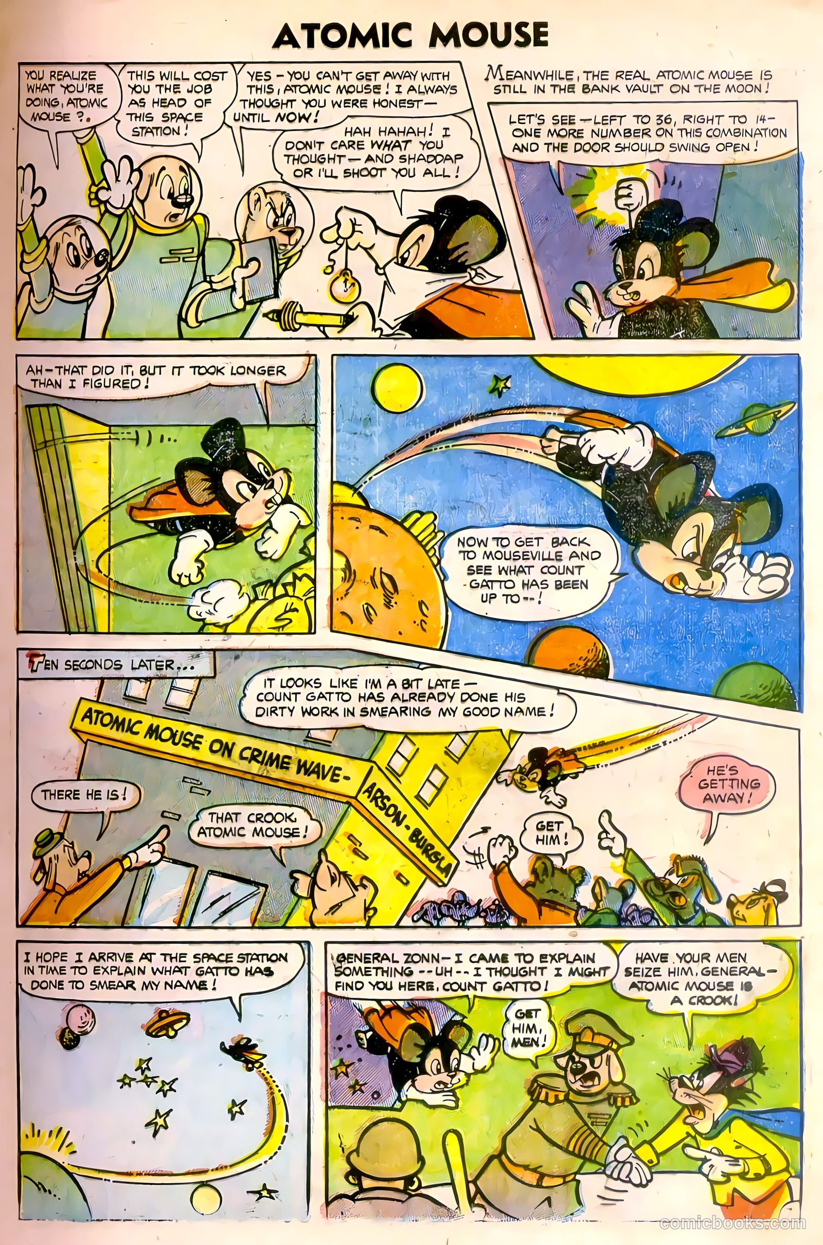 Atomic Mouse #12 (1955) — page 9 of 36