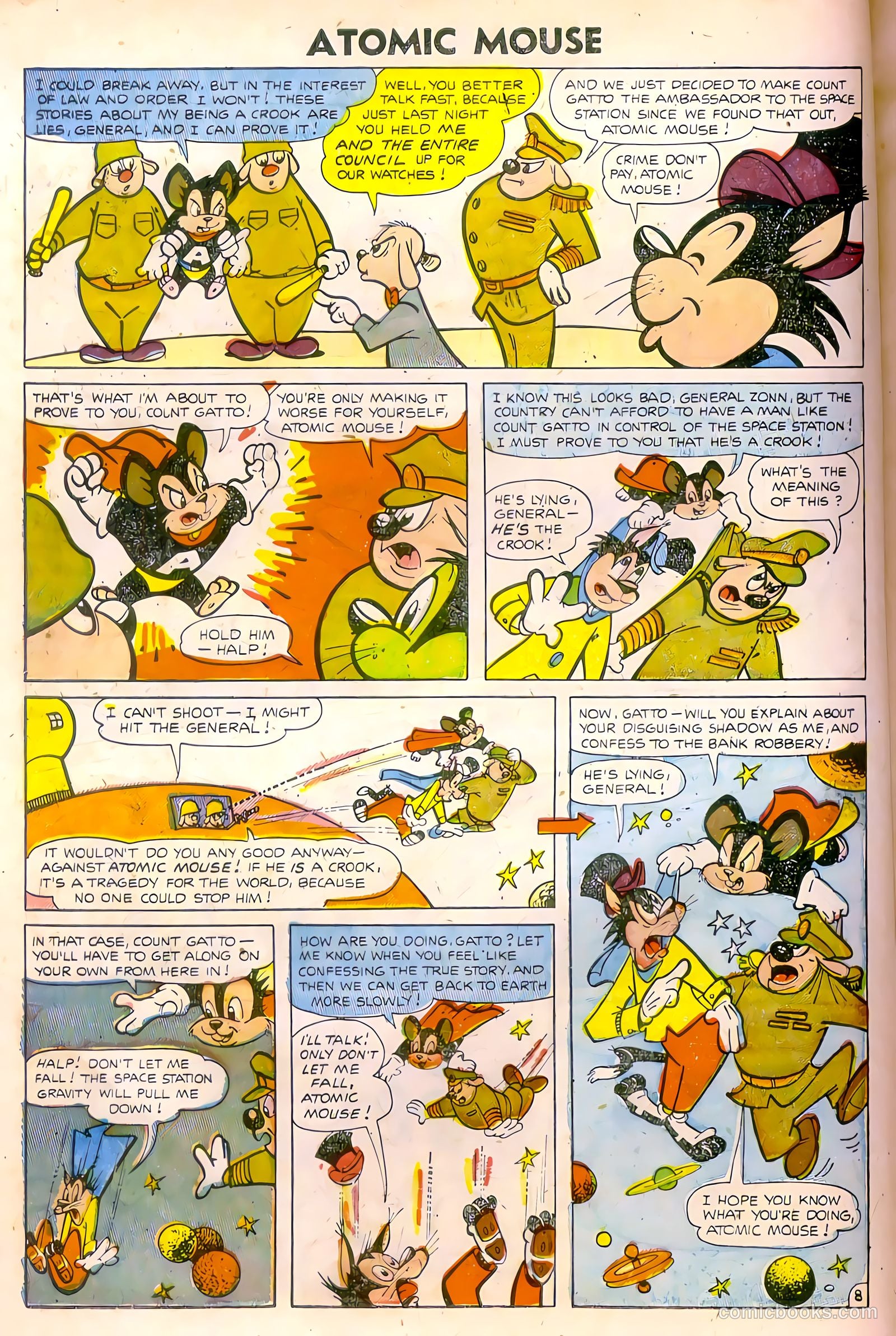 Atomic Mouse #12 (1955) — page 10 of 36