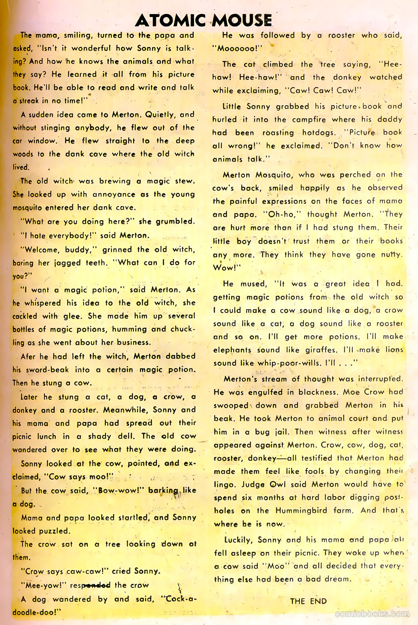 Atomic Mouse #12 (1955) — page 17 of 36