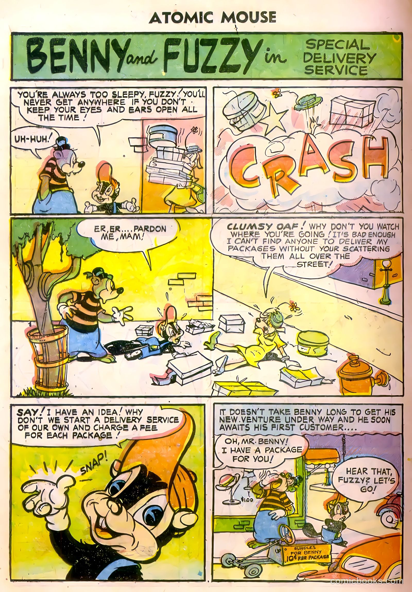 Atomic Mouse #12 (1955) — page 28 of 36