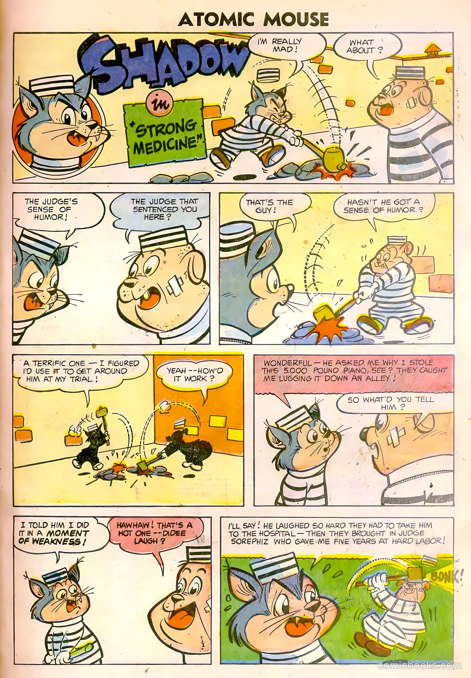 Atomic Mouse #12 (1955) — page 33 of 36