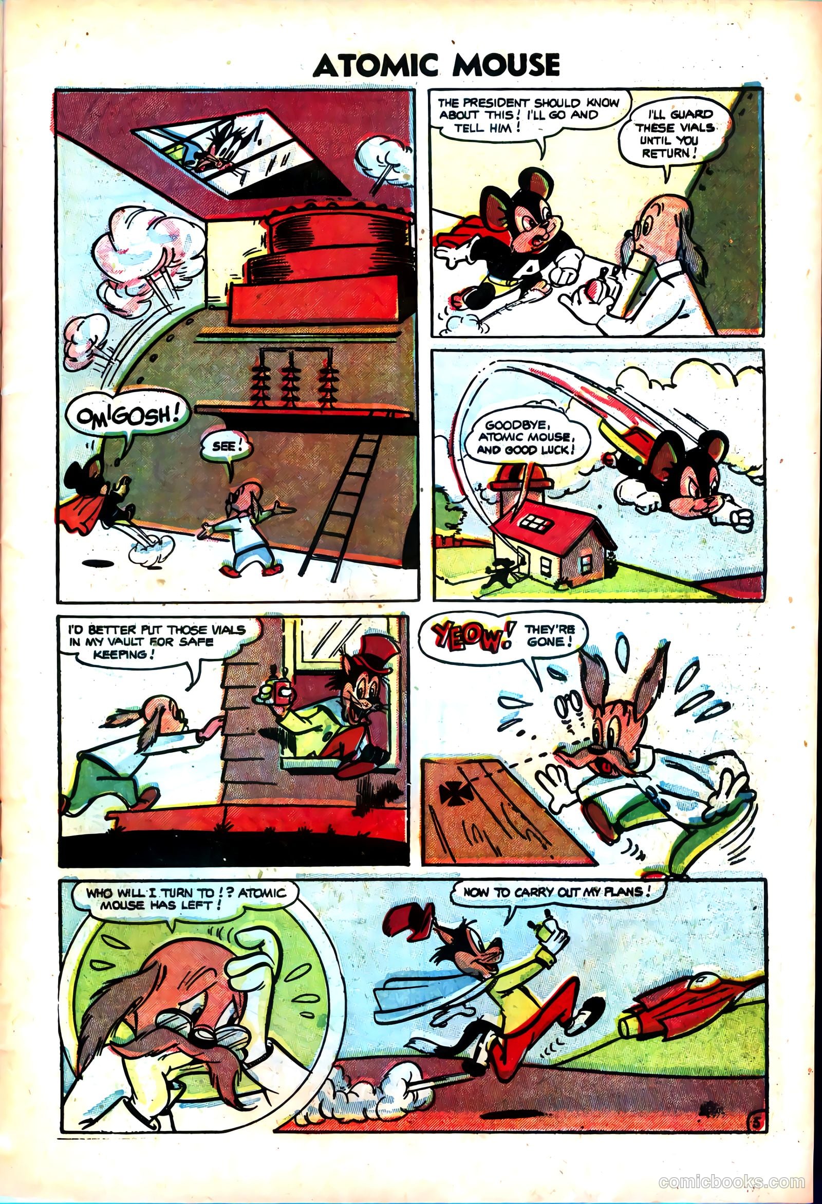 Atomic Mouse #13 (1955) — page 7 of 36