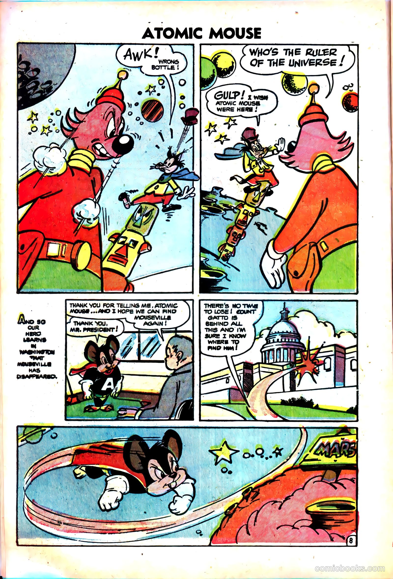 Atomic Mouse #13 (1955) — page 10 of 36