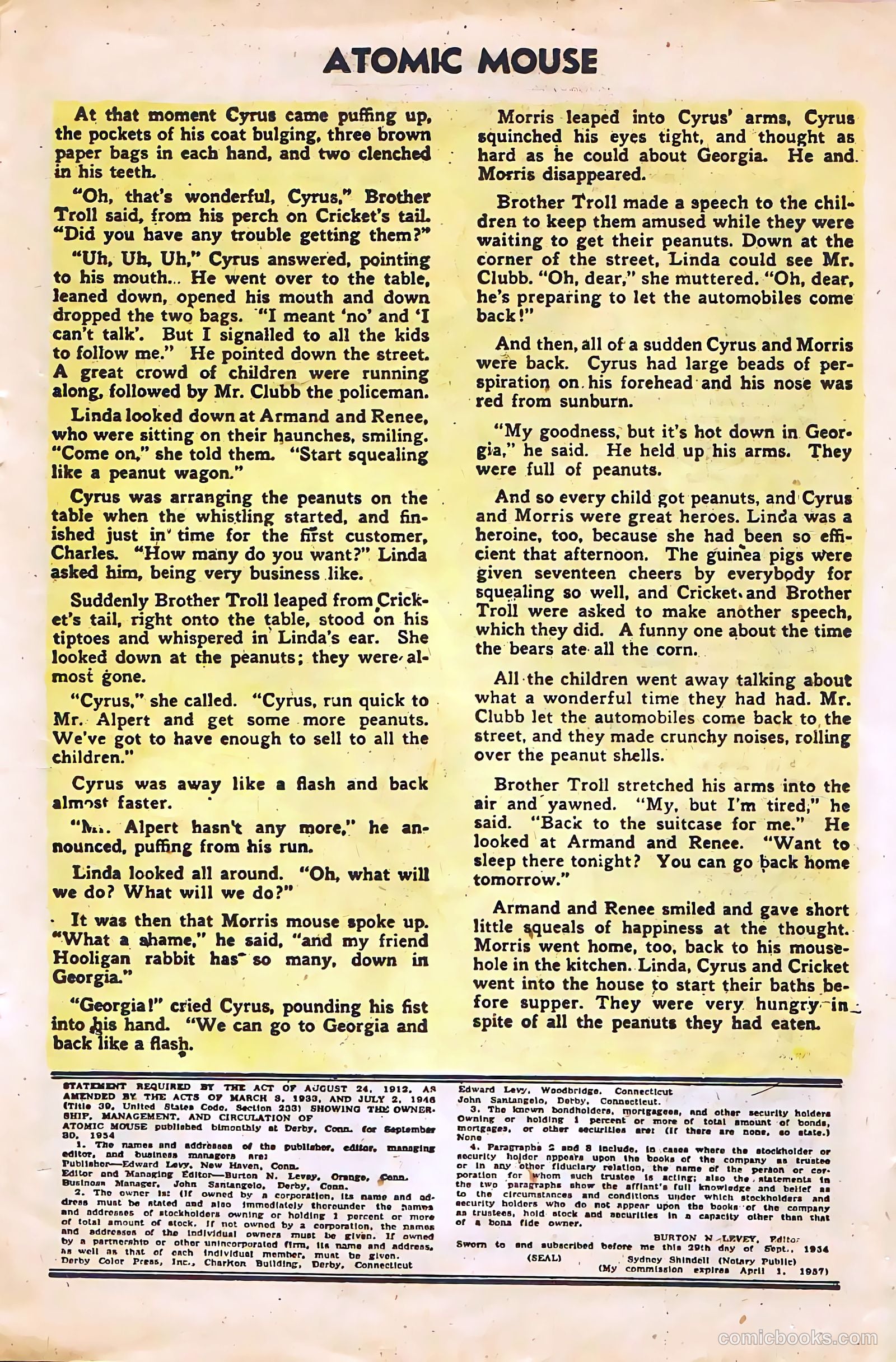 Atomic Mouse #13 (1955) — page 15 of 36