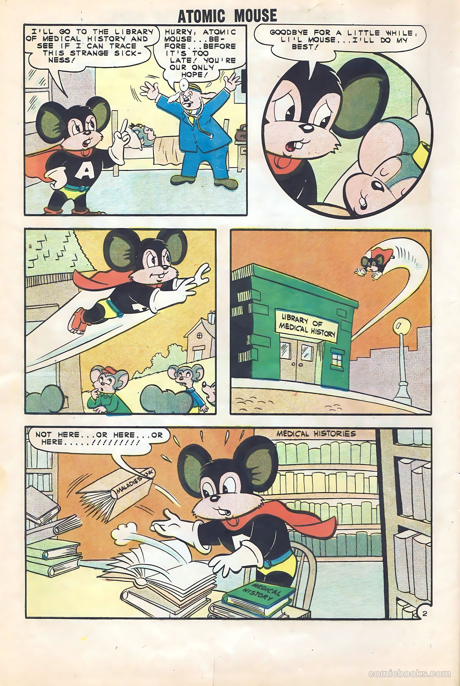 Atomic Mouse #14 (1955) — page 4 of 36