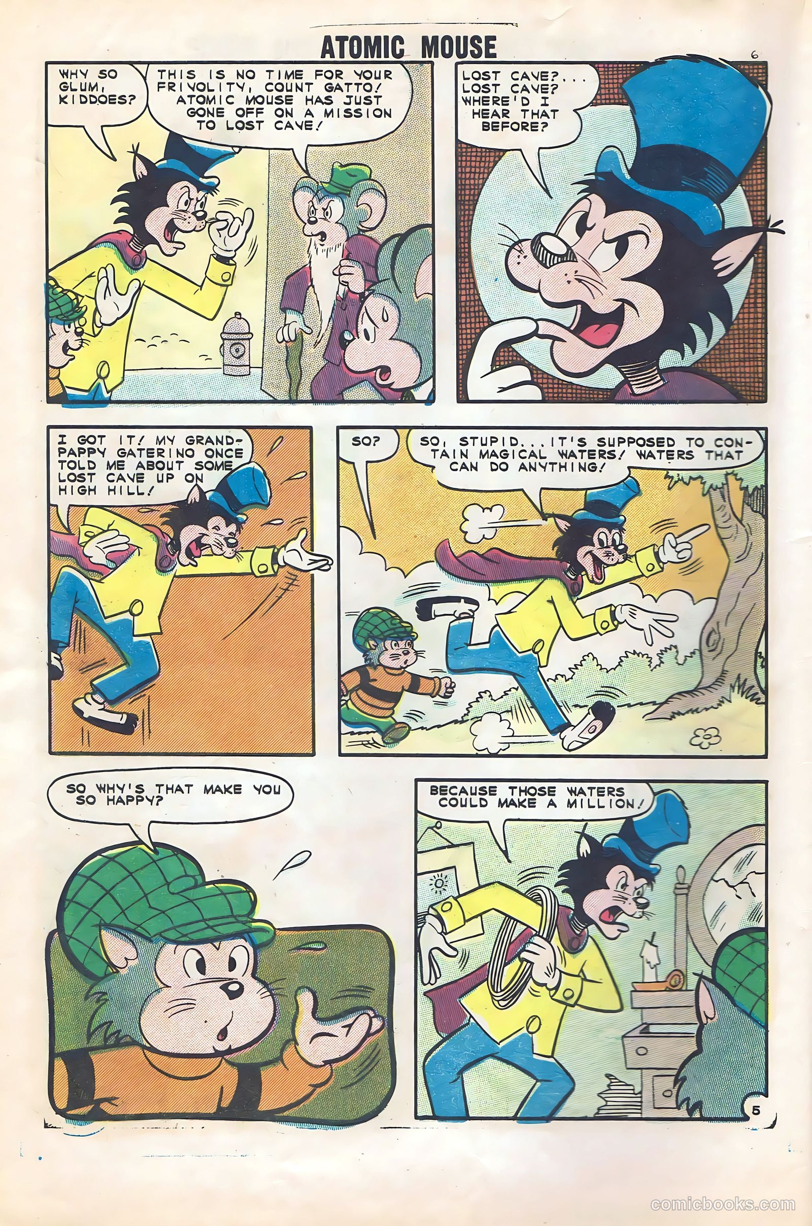 Atomic Mouse #14 (1955) — page 8 of 36
