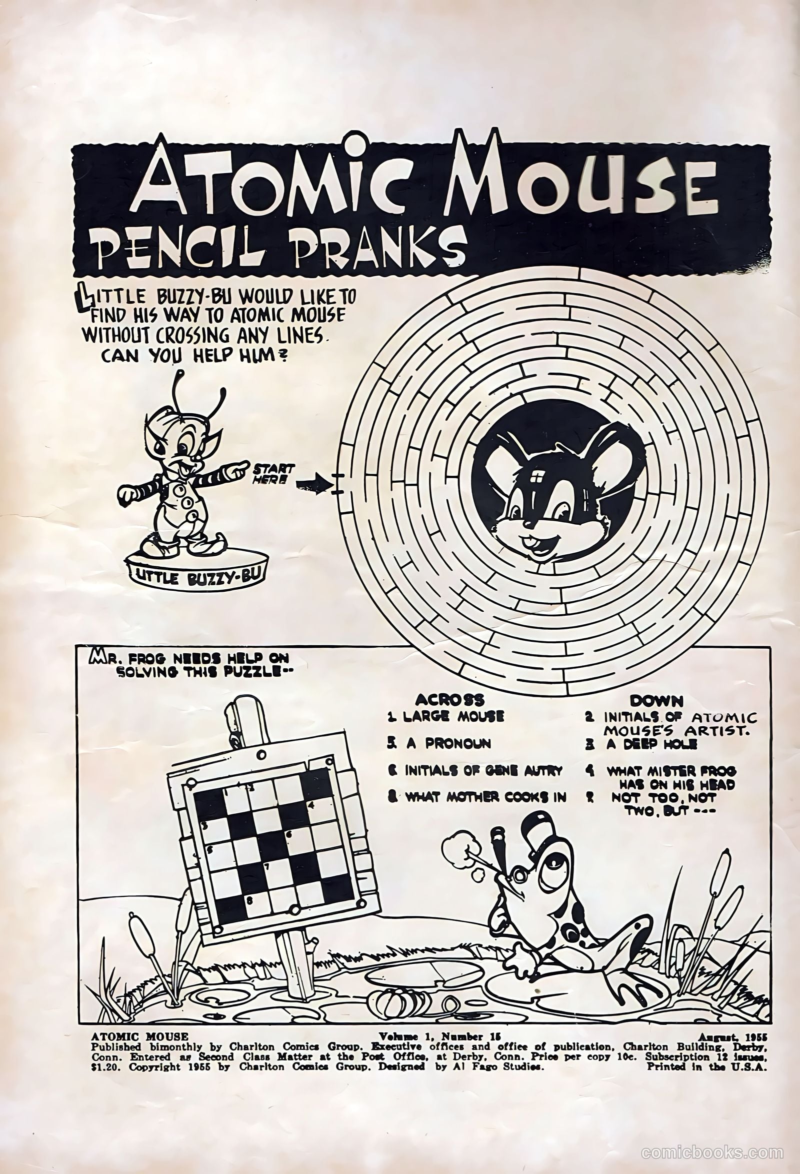 Atomic Mouse #15 (1955) — page 2 of 36