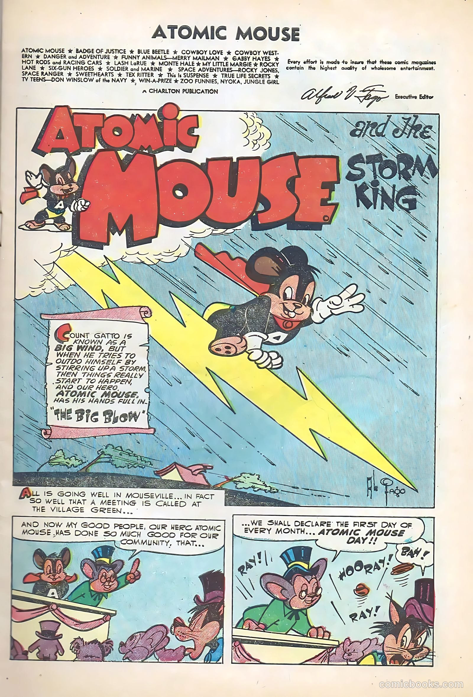 Atomic Mouse #15 (1955) — page 3 of 36