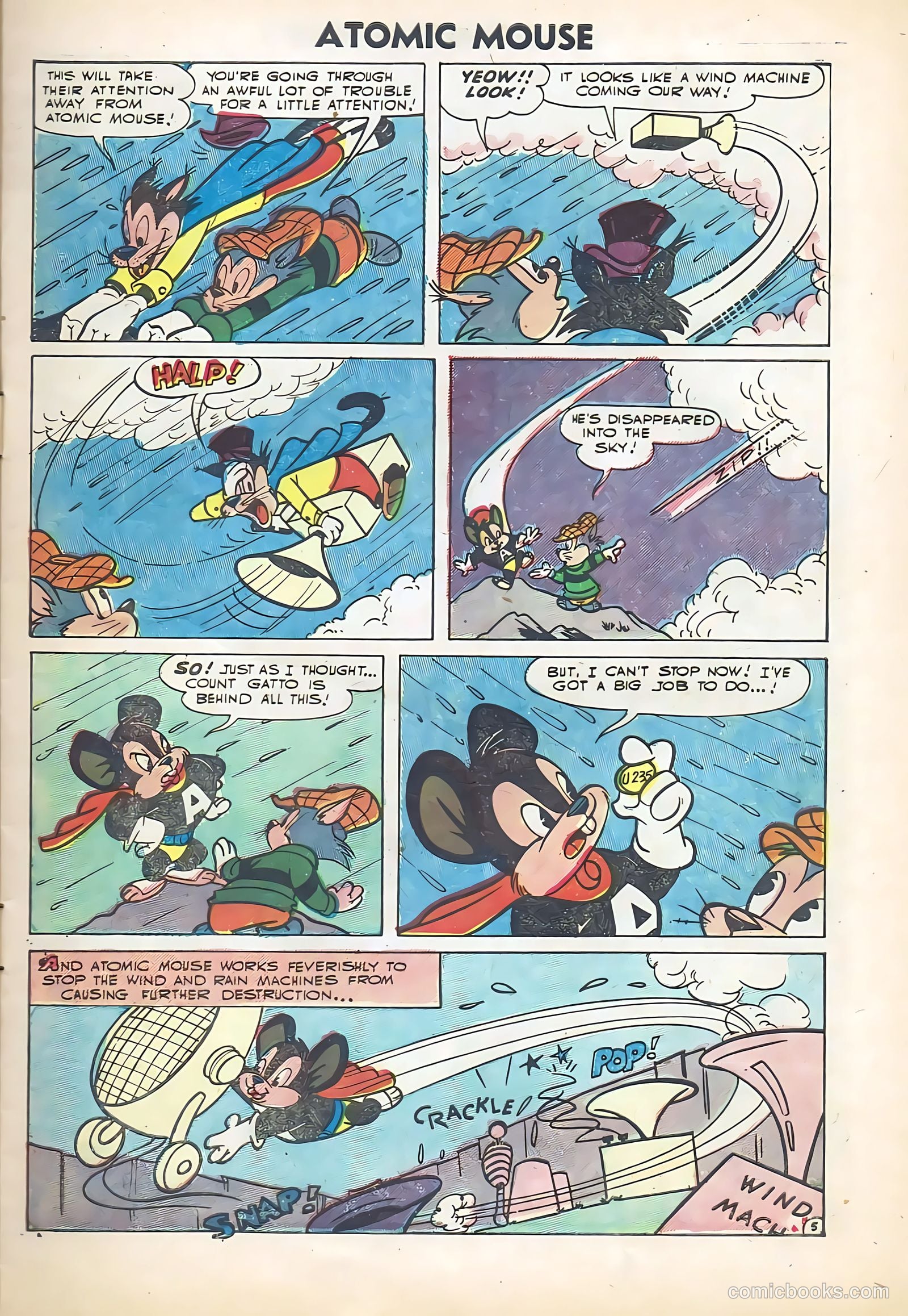 Atomic Mouse #15 (1955) — page 7 of 36