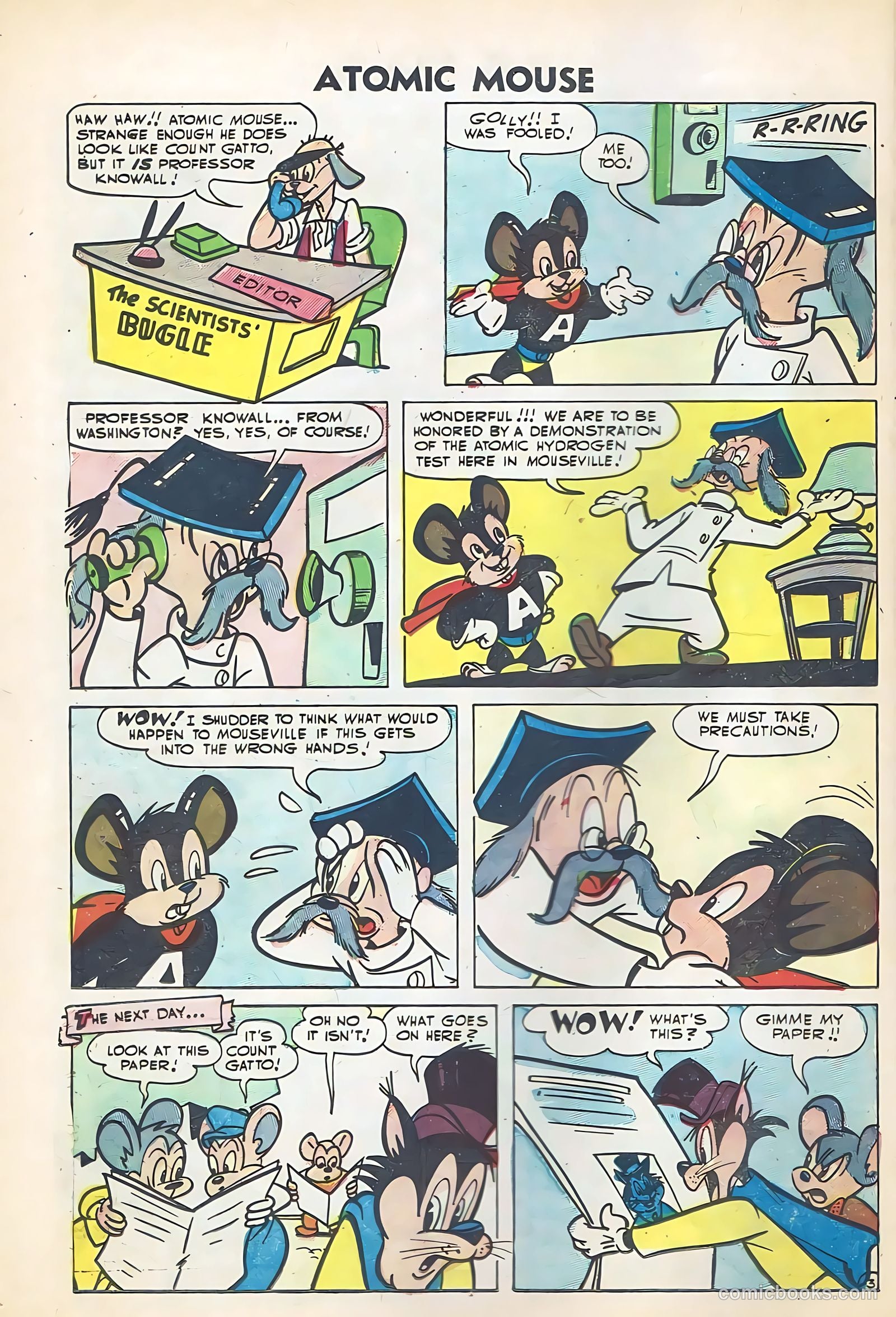 Atomic Mouse #15 (1955) — page 14 of 36