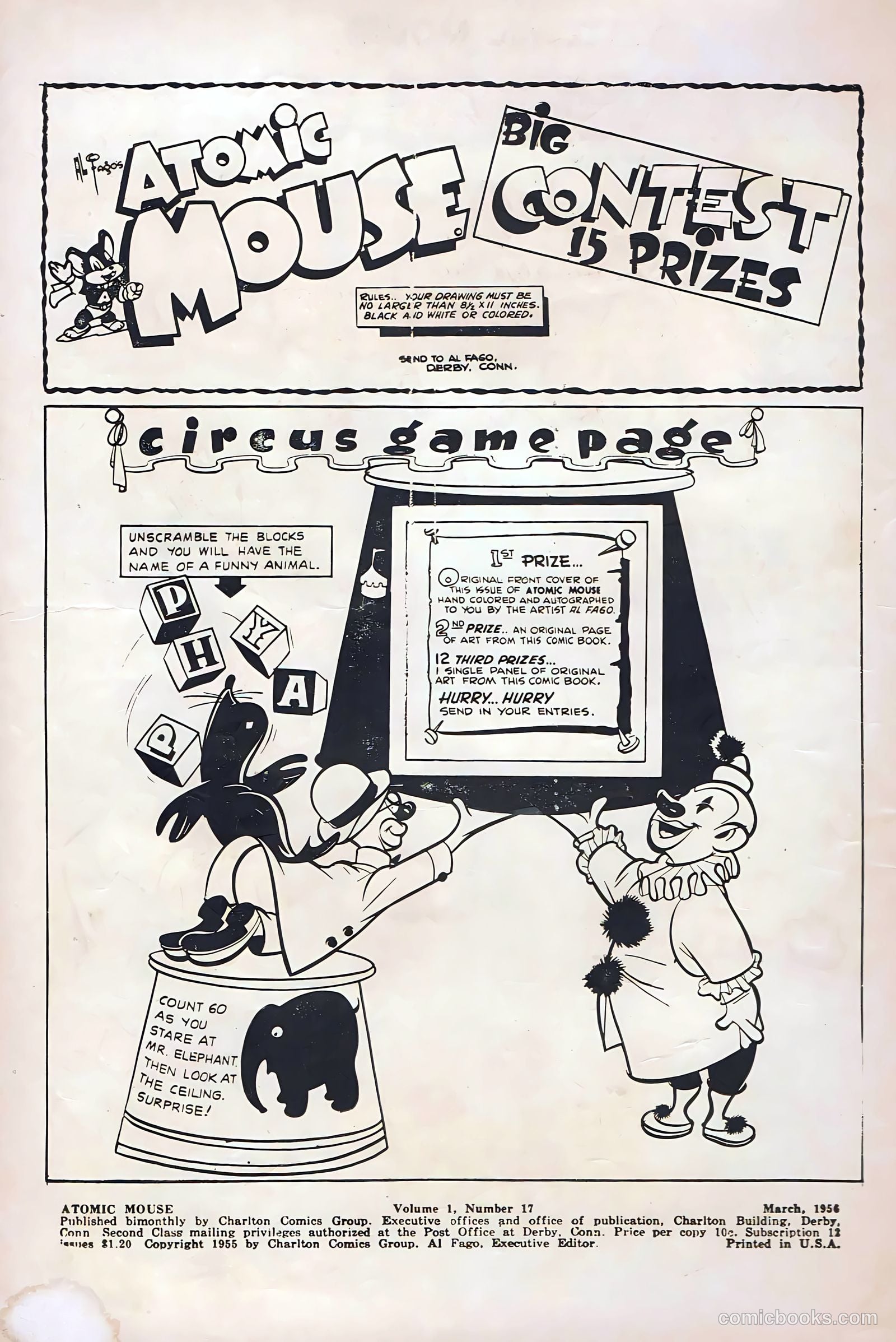 Atomic Mouse #17 (1956) — page 2 of 36