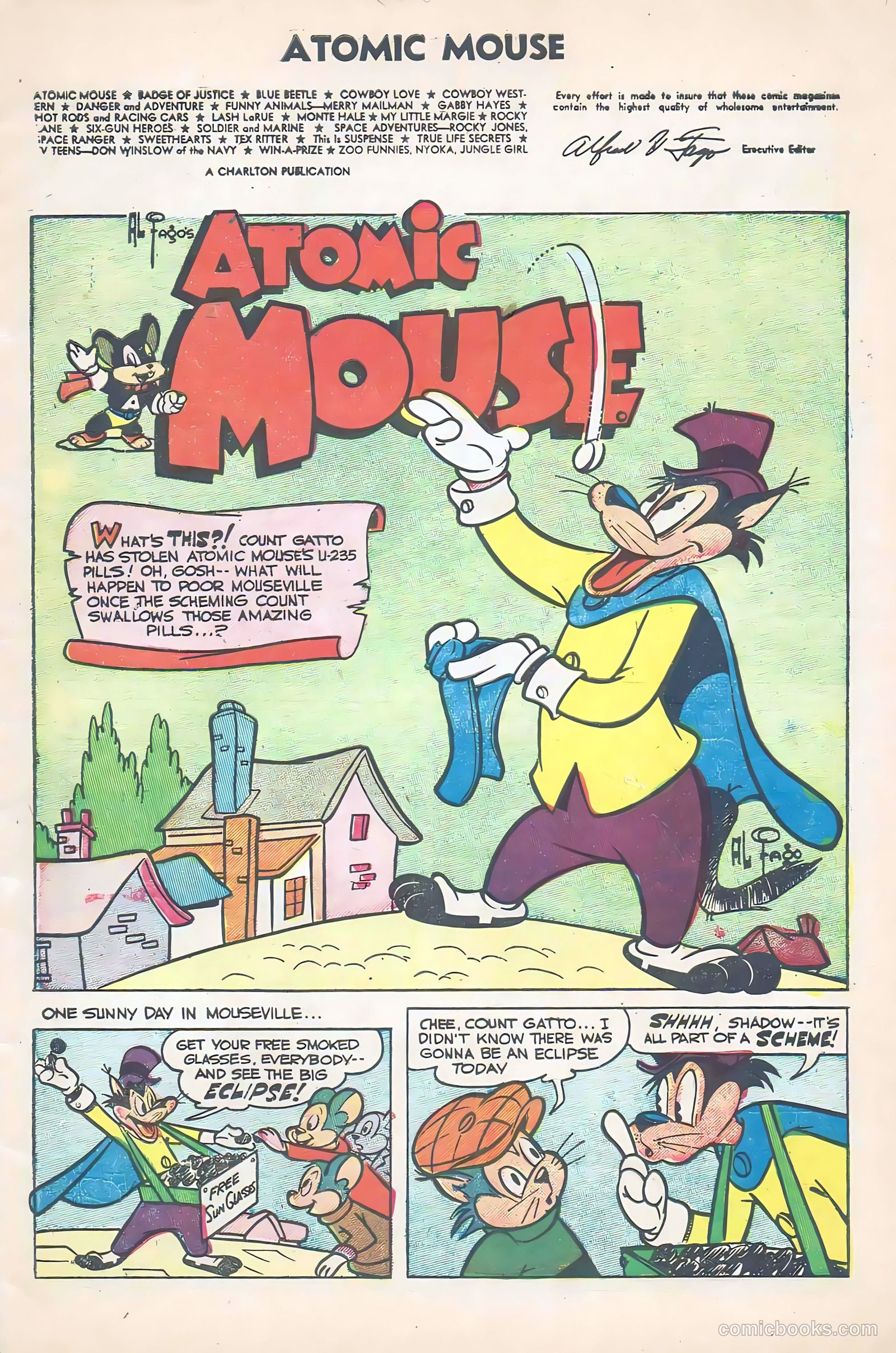 Atomic Mouse #17 (1956) — page 3 of 36
